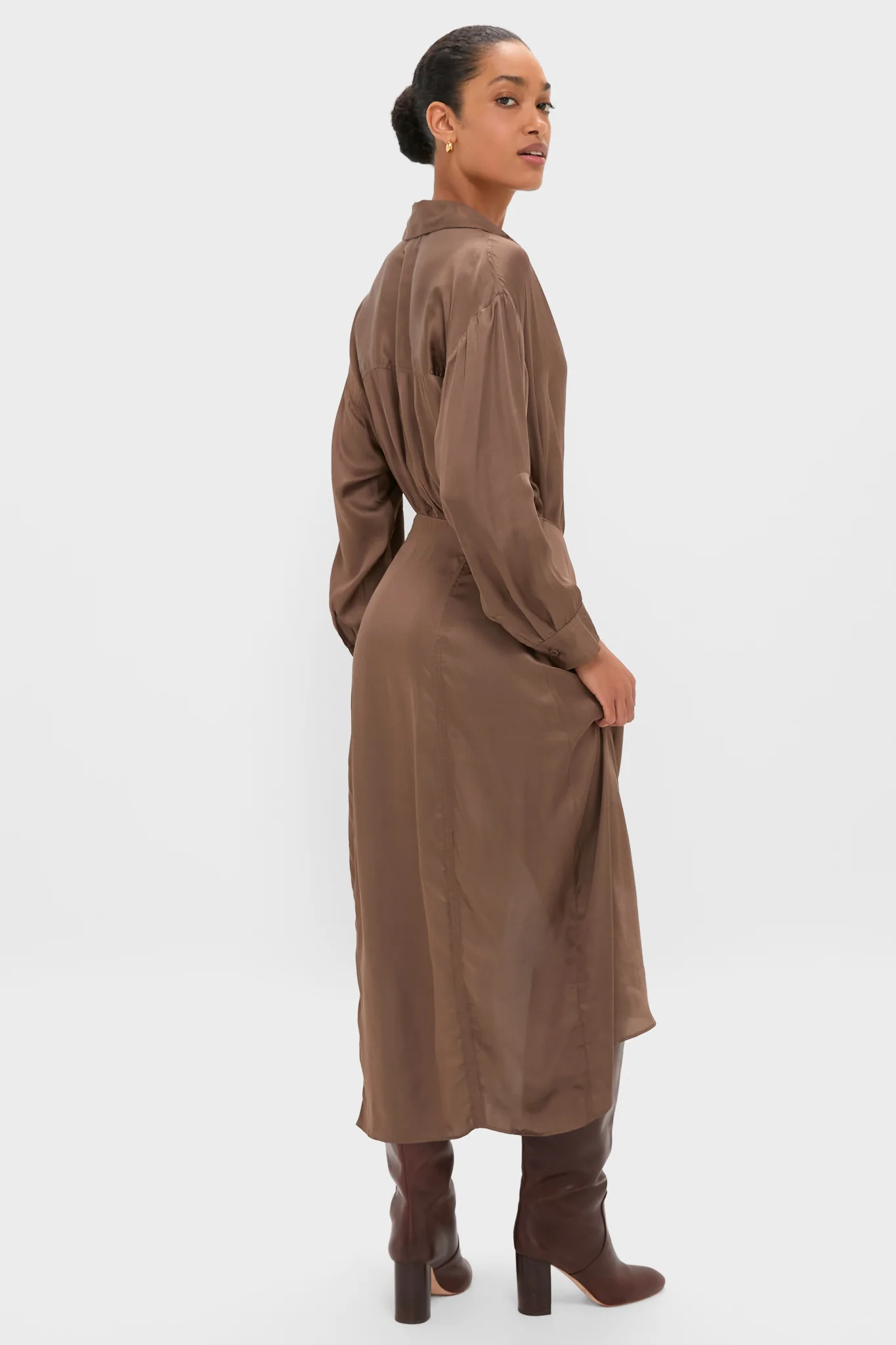Morel Alessandra Sarong Shirt Dress - Image 4