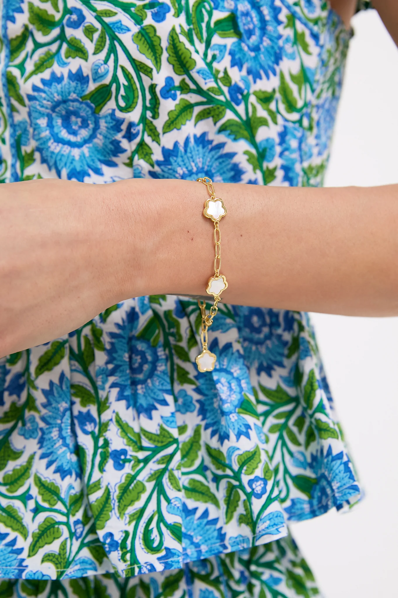 Mother of Pearl Lilia Station Bracelet - Image 2