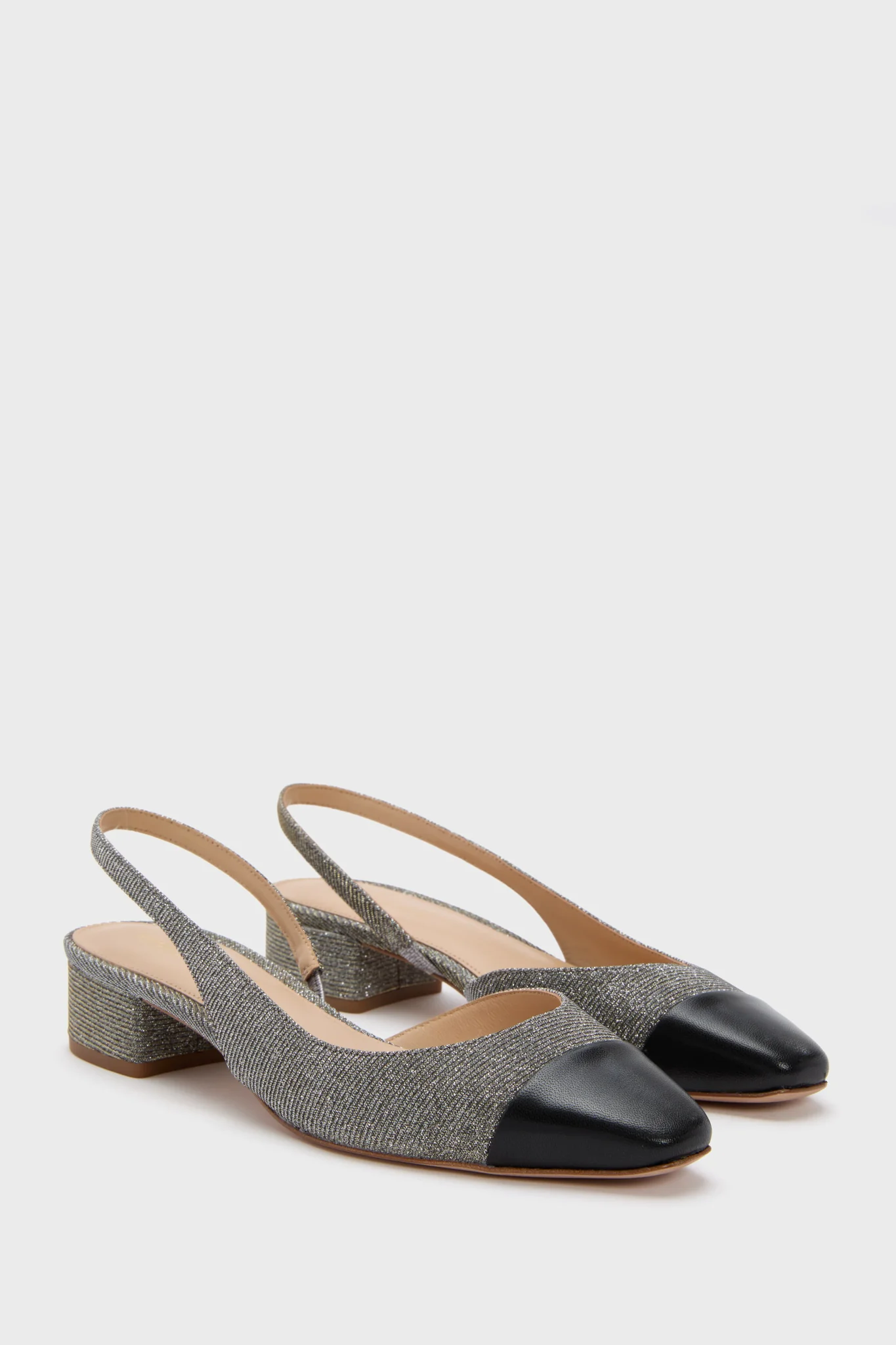 Multi Black Cecile Sling Back Heels - Image 4