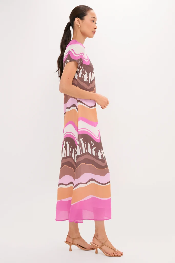 Multi Color Preeti Bloomshade Dress - Image 3