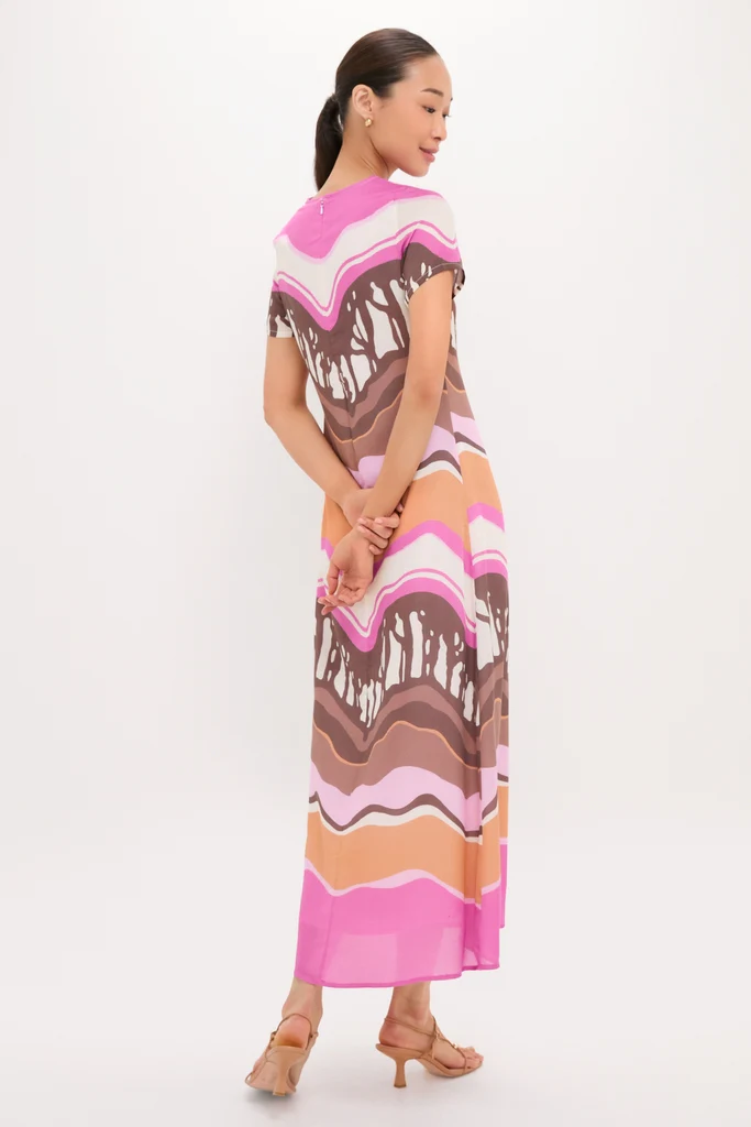 Multi Color Preeti Bloomshade Dress - Image 4