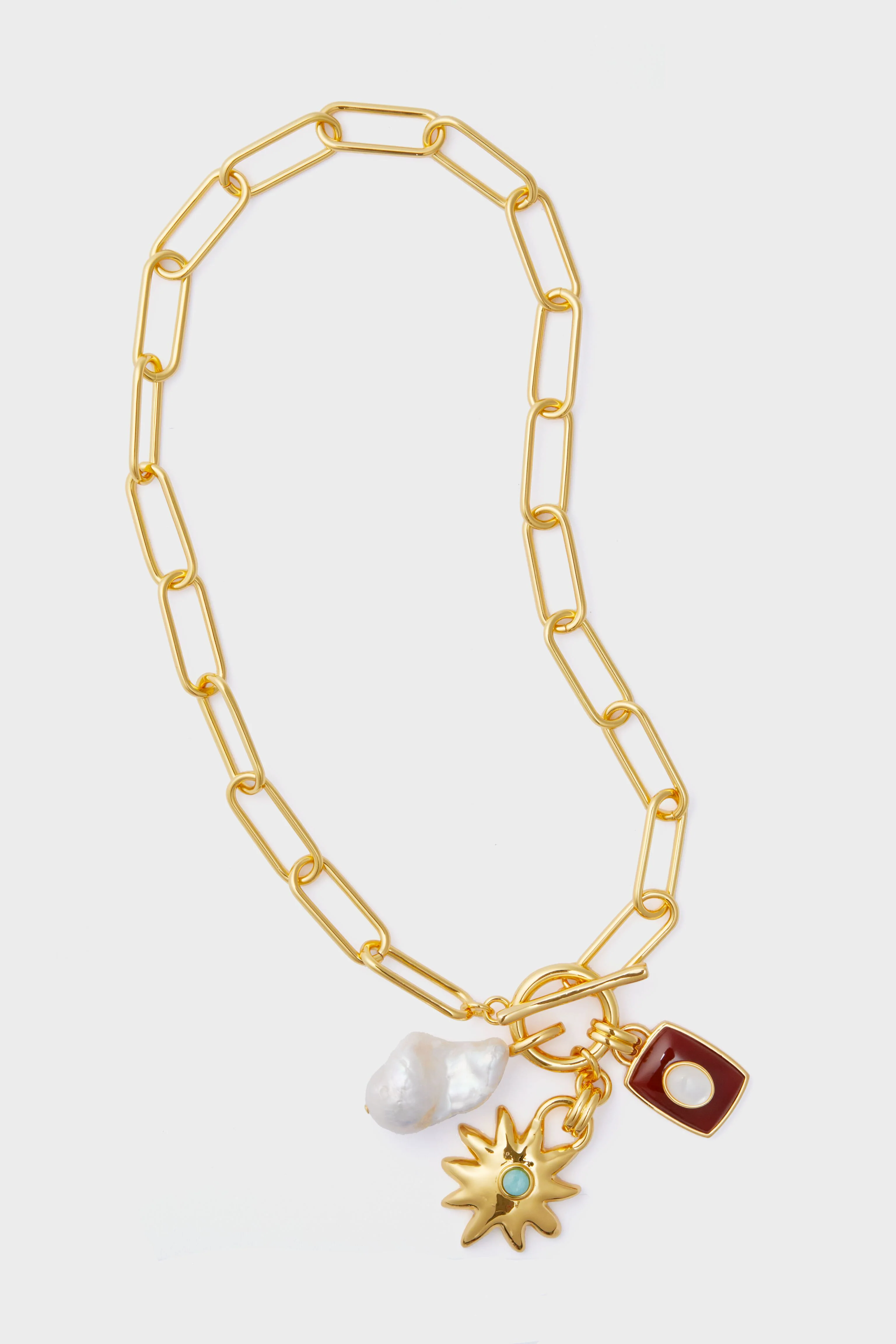 Multi Helios Charm Necklace