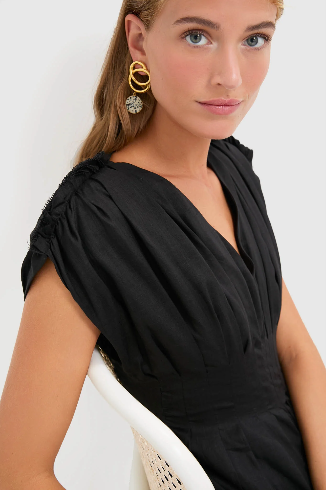 Multi Nicola Ramie Tank Midi Dress - Image 5