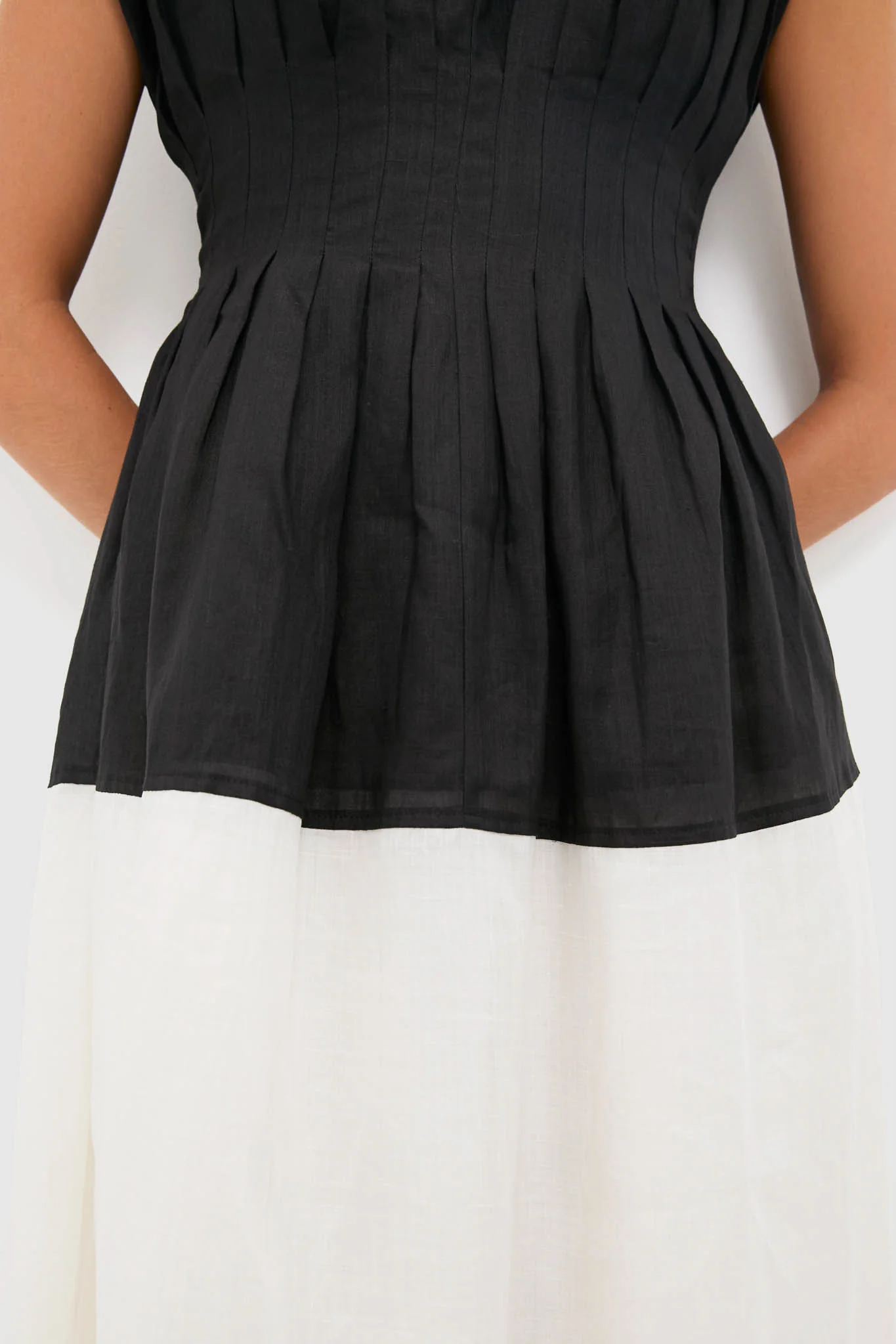 Multi Nicola Ramie Tank Midi Dress - Image 6