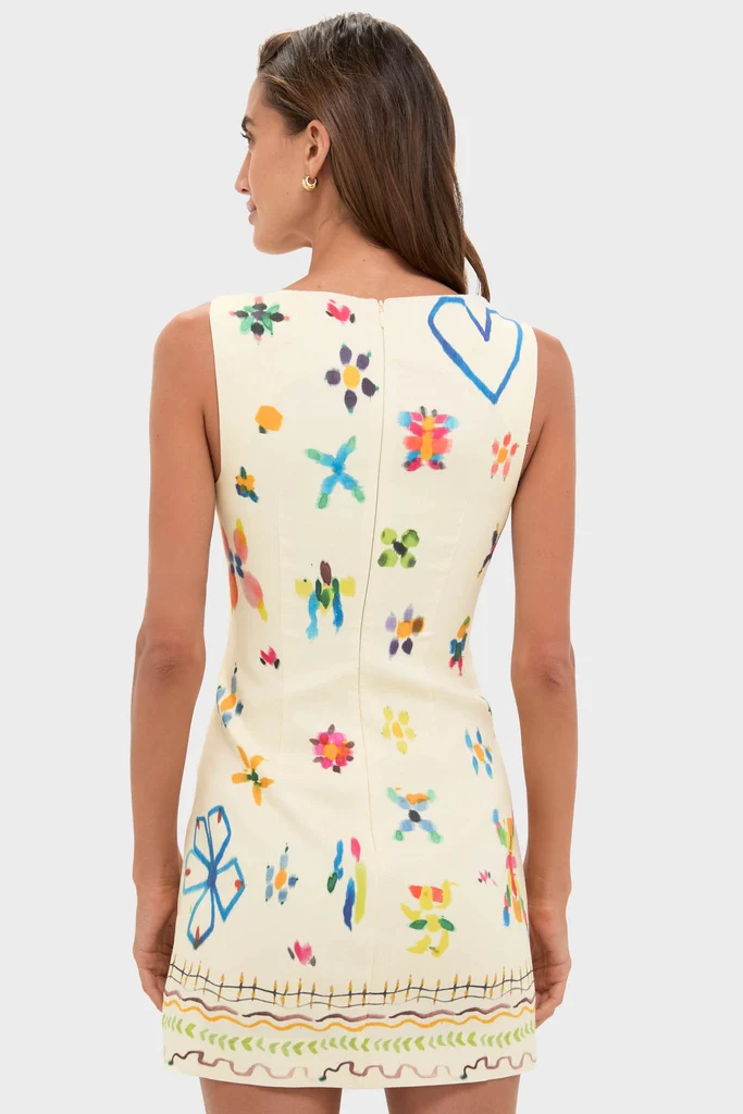 Multi Sidi Mini Dress - Image 4