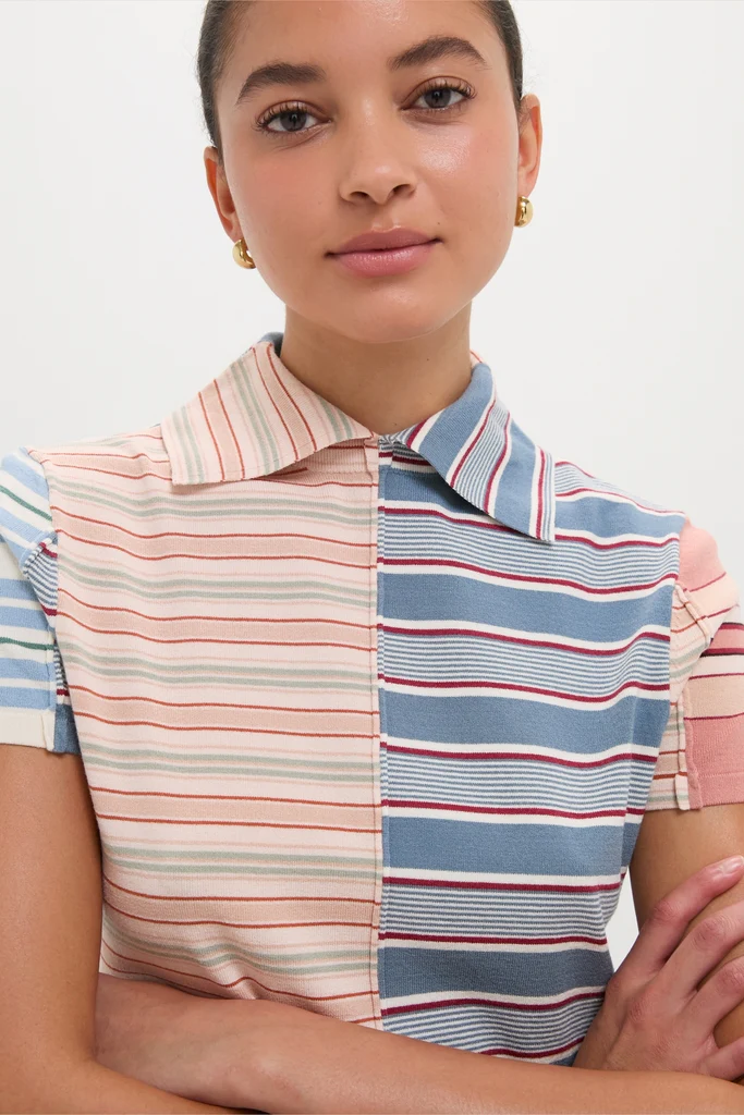 Multicolor Stripe Polo - Image 5