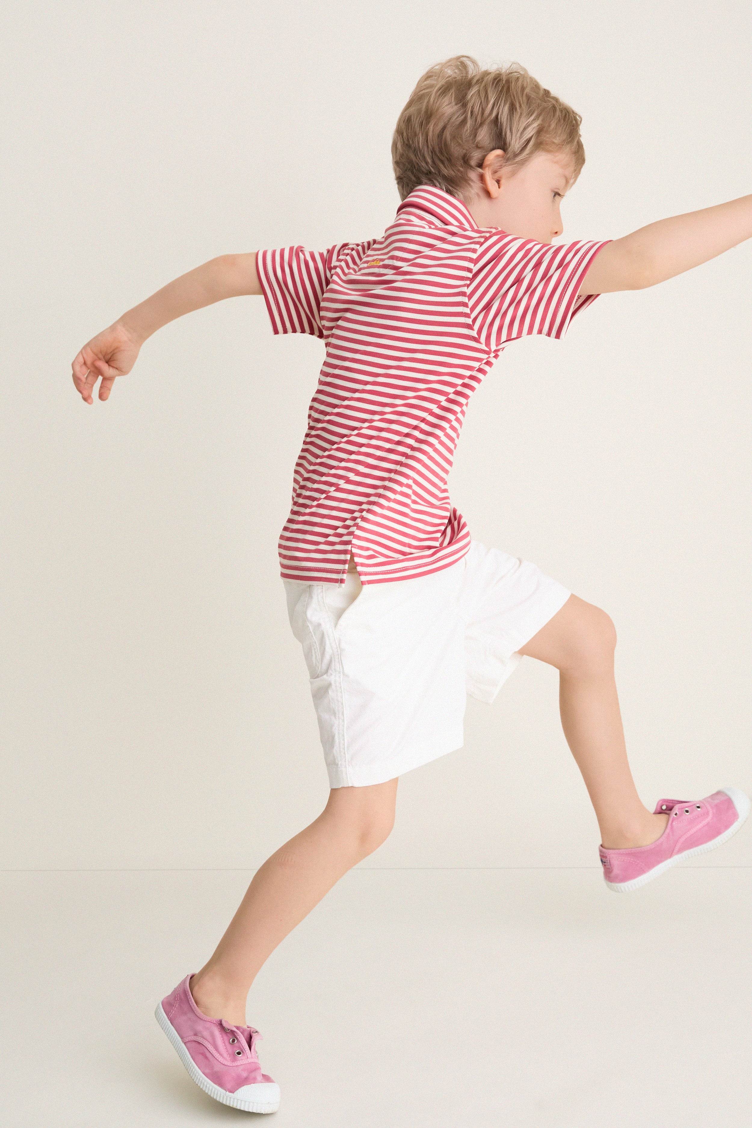 Nantucket Red and Creme Le Club Polo - Image 4