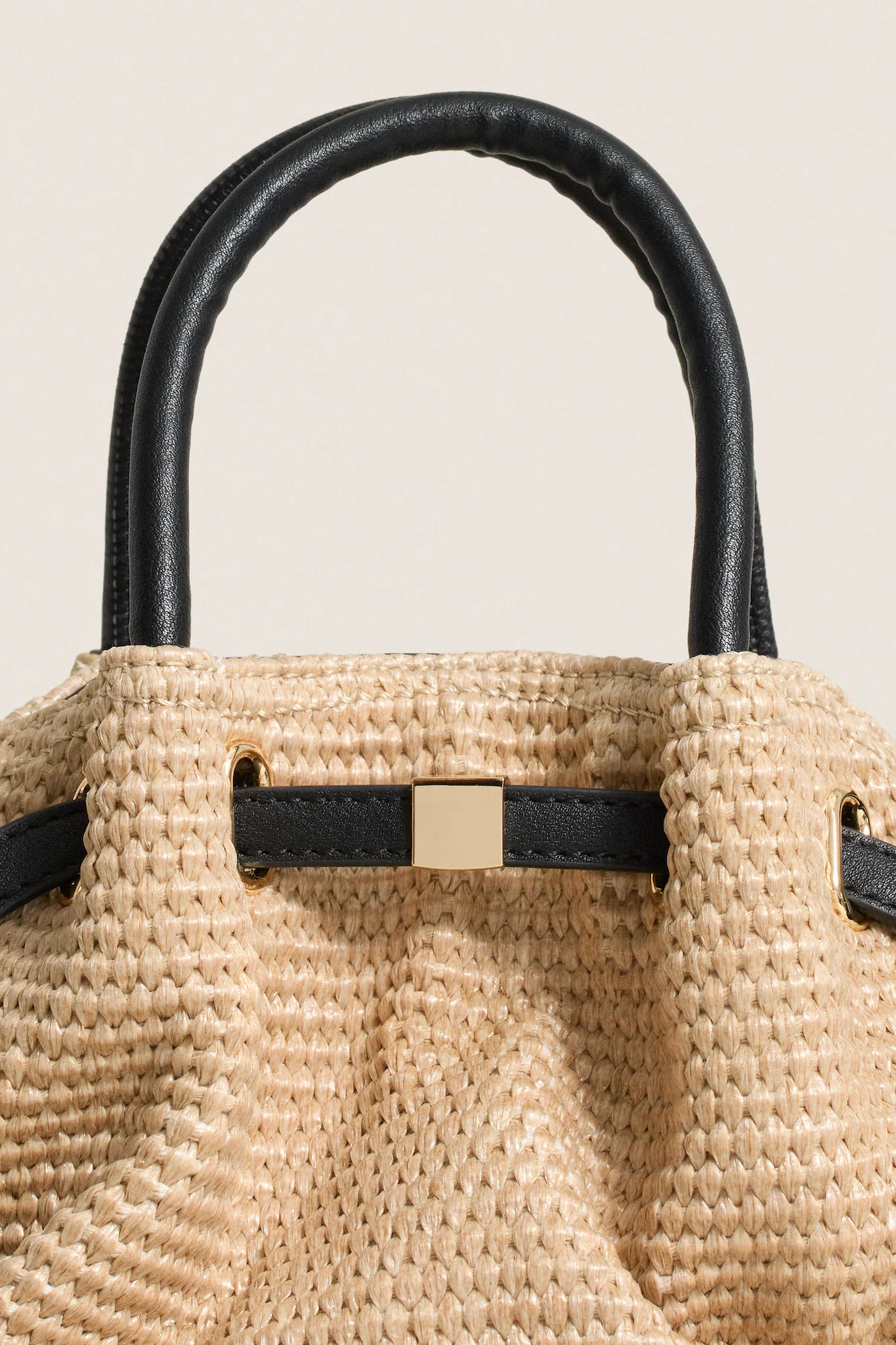 Natural Black Selena Straw Crossbody - Image 5