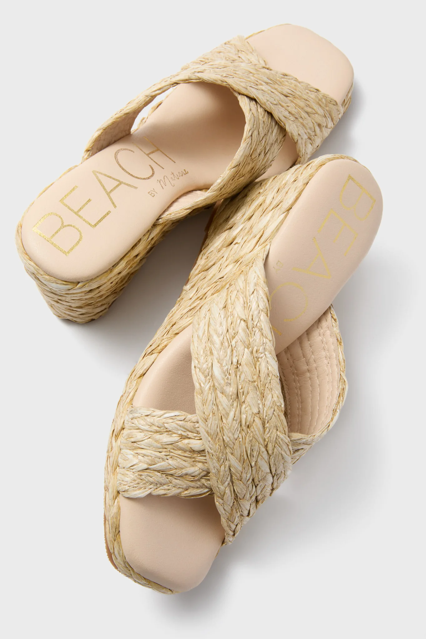 Natural Bondi Wedge Heels - Image 5