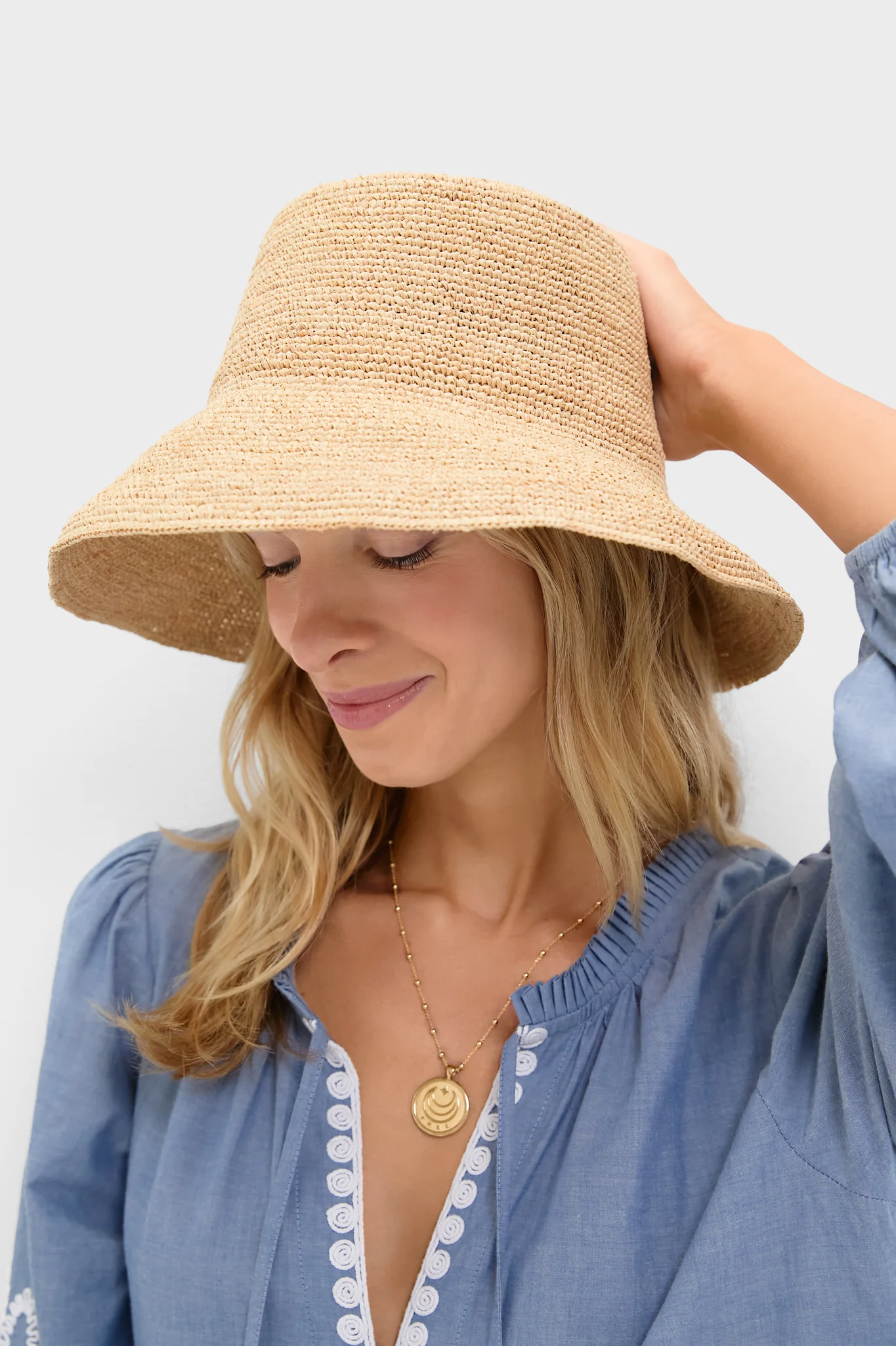 Natural Chic Crochet Bucket Hat - Image 5