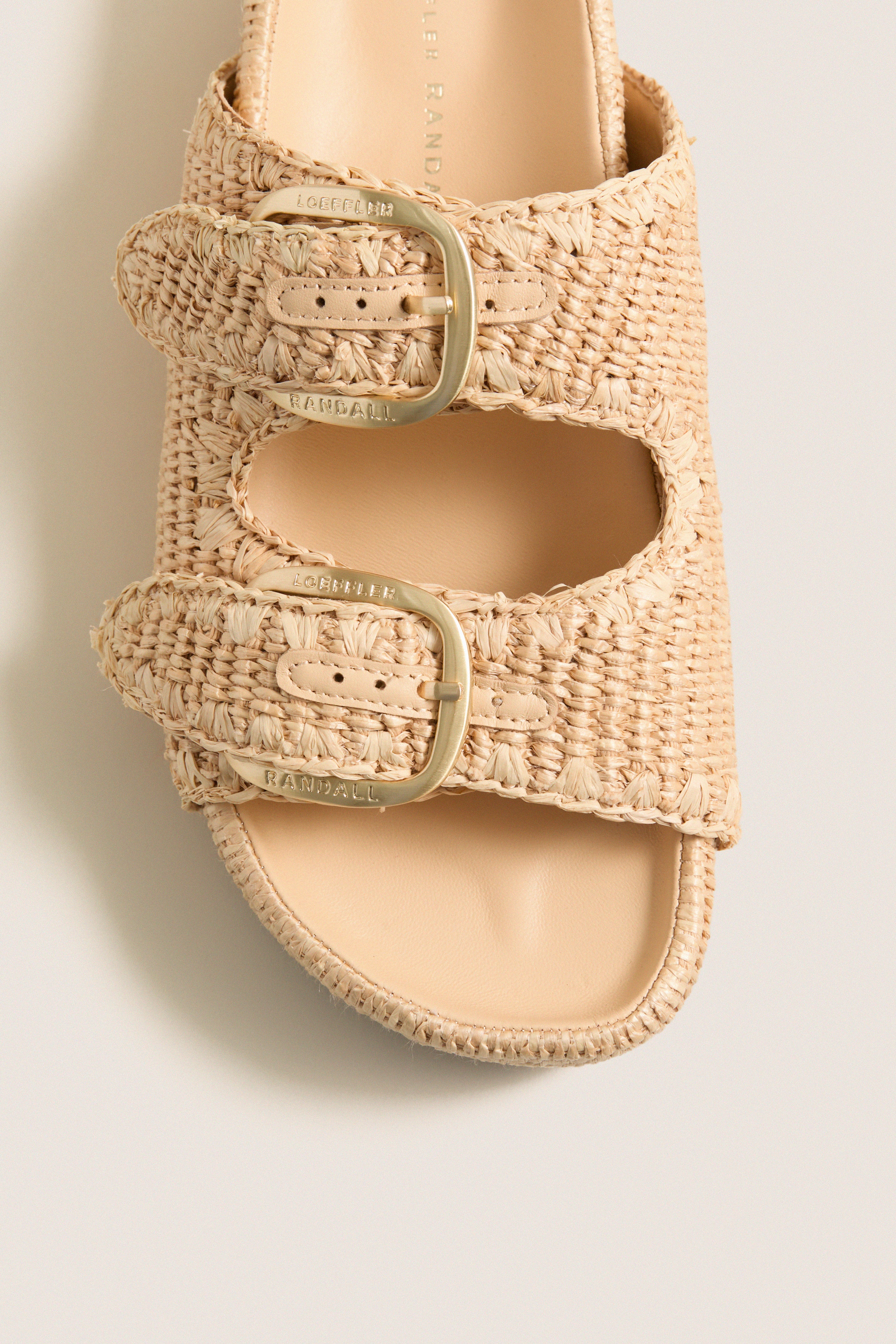 Natural Chunky Woven Nico Sandals - Image 4