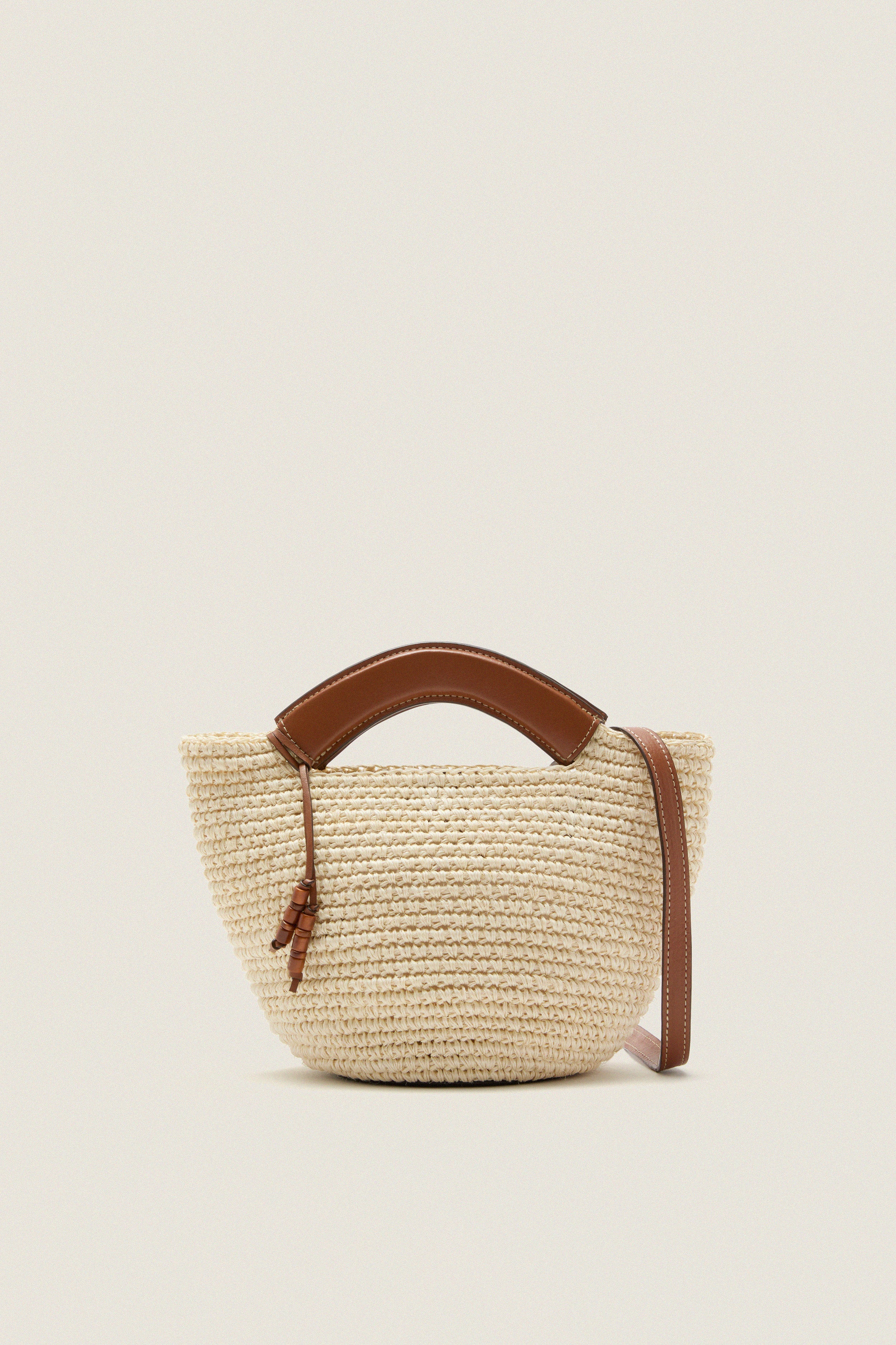 Tan Natural Fique Small Shopper