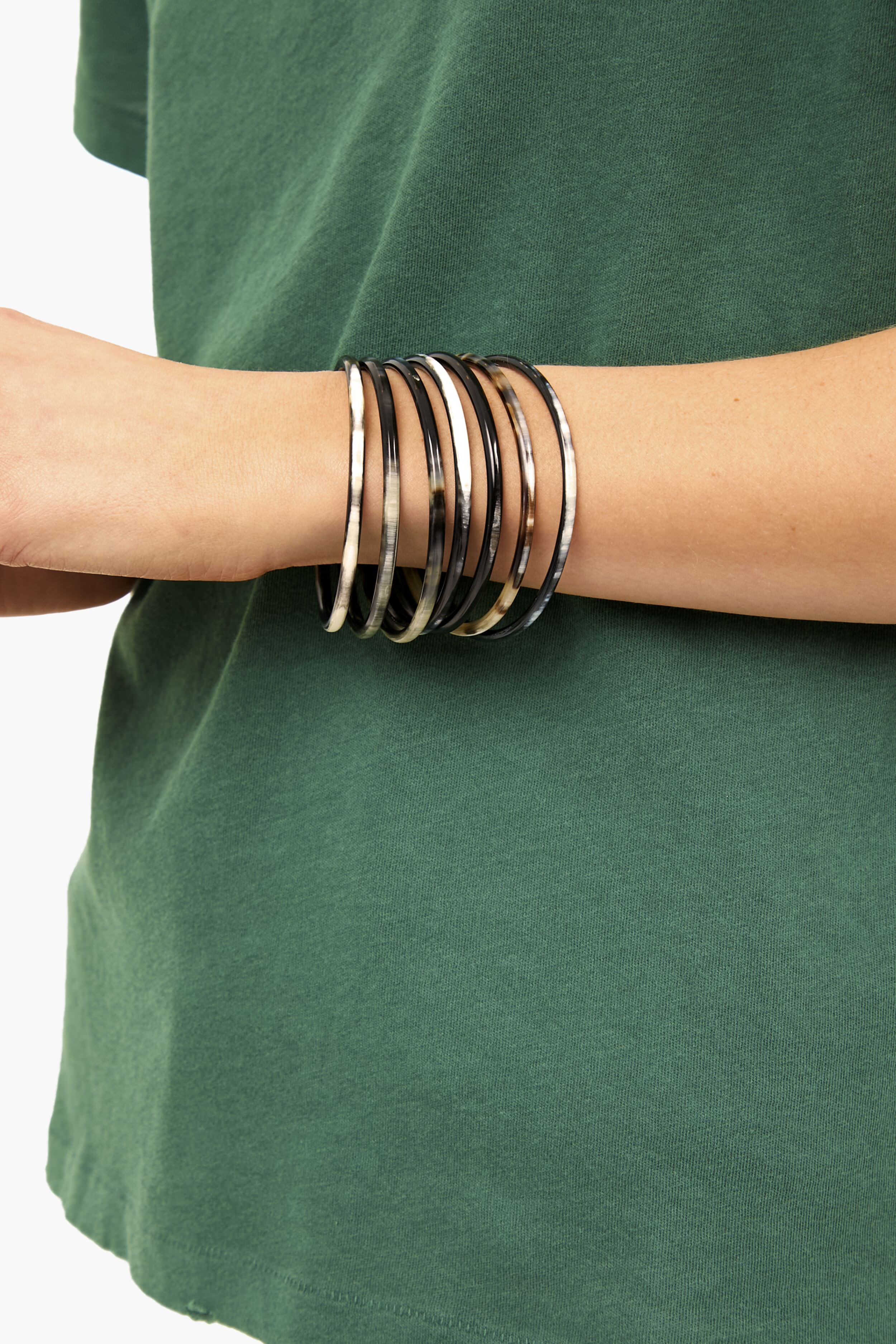Natural Horn Bangle Set - Image 2