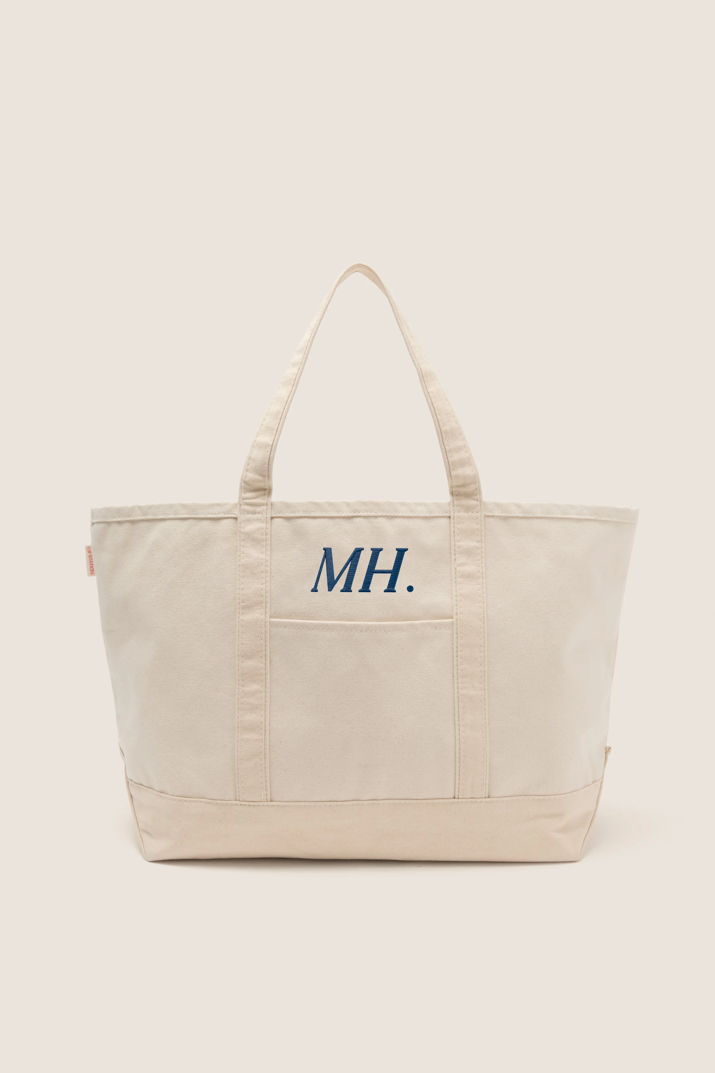 Natural Large Canvas Tote
