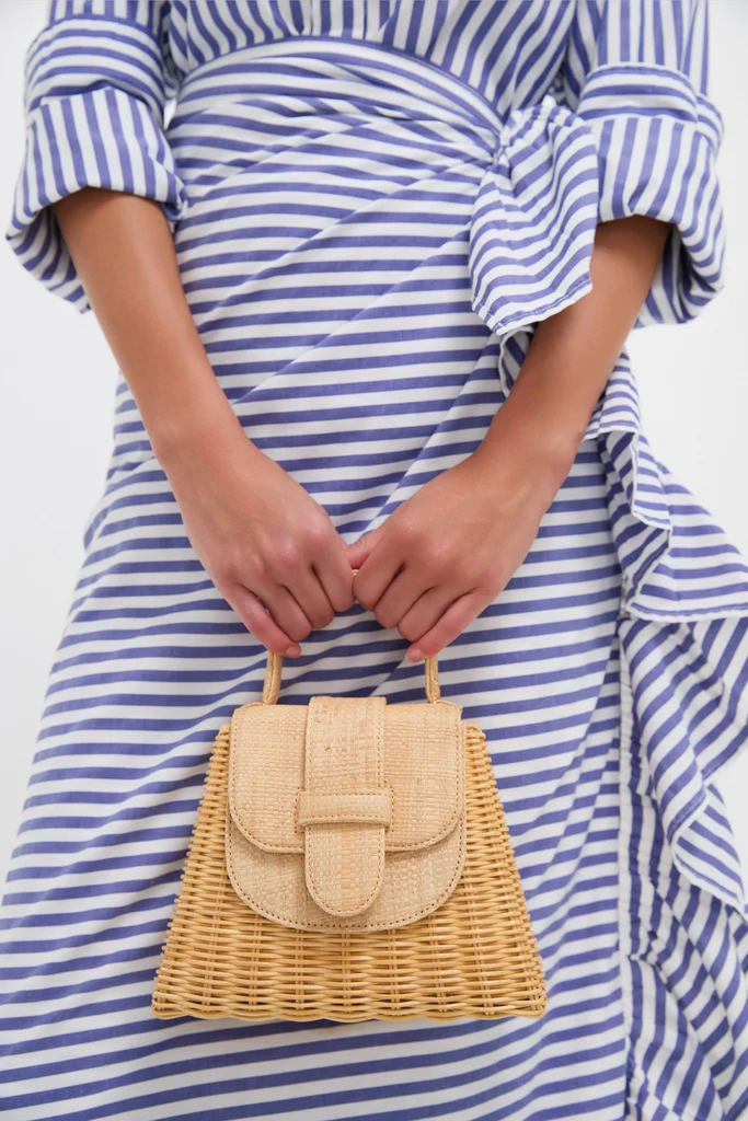Natural Raffia Petite Lady Bag - Image 3