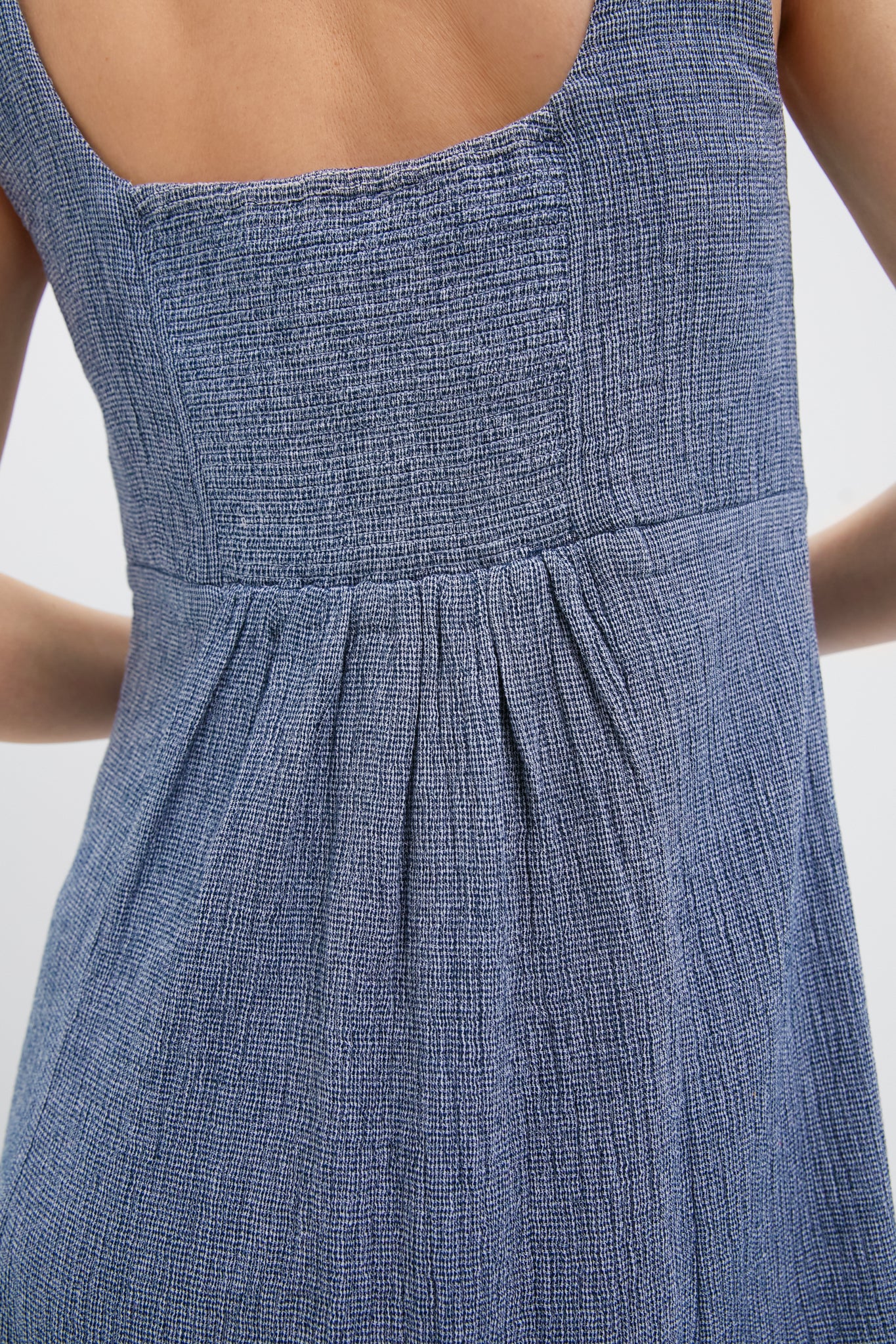 Navy and White Felicity Dress - Image 6