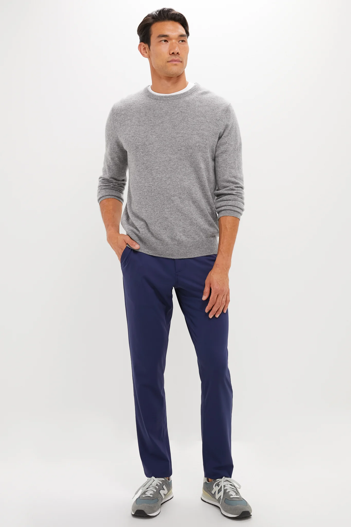 Navy Bradley Pull-on Trouser (32" Inseam) - Image 6