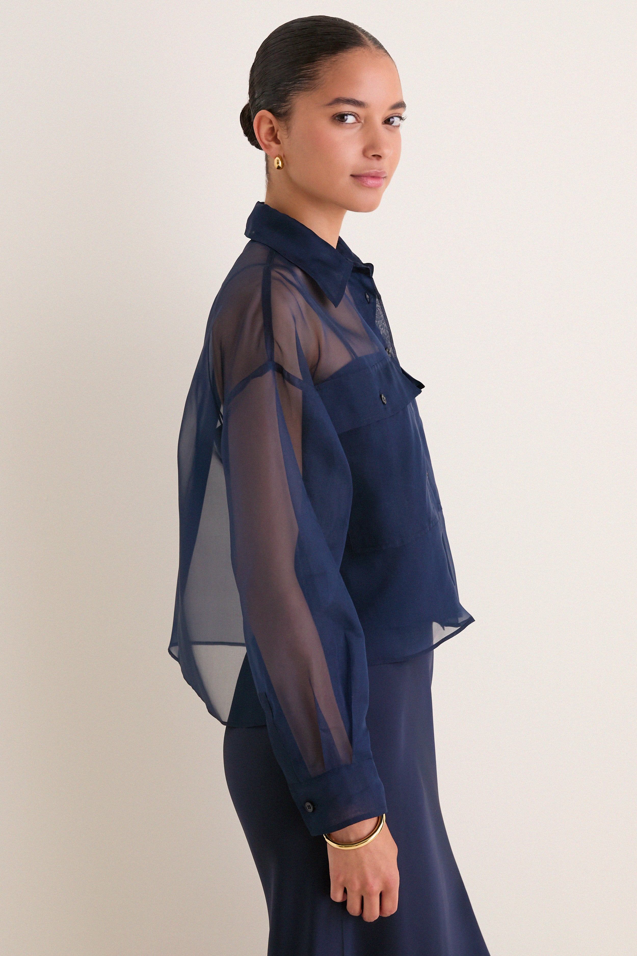 Navy Colomba Top - Image 3