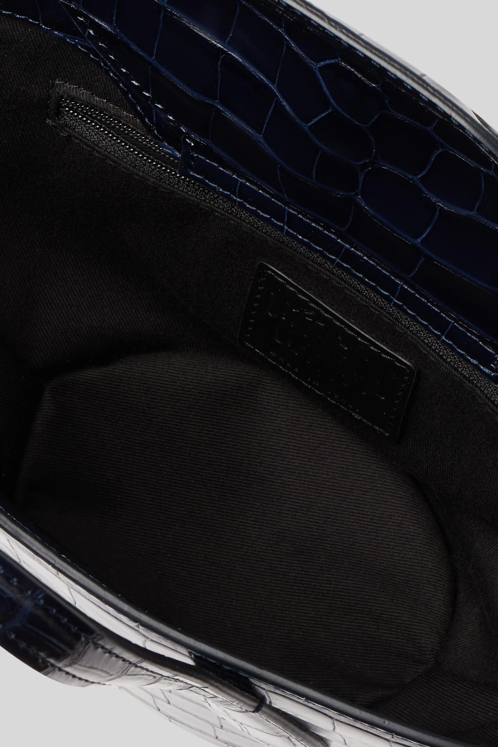 Navy Croc Open Tulip Micro Tote - Image 6