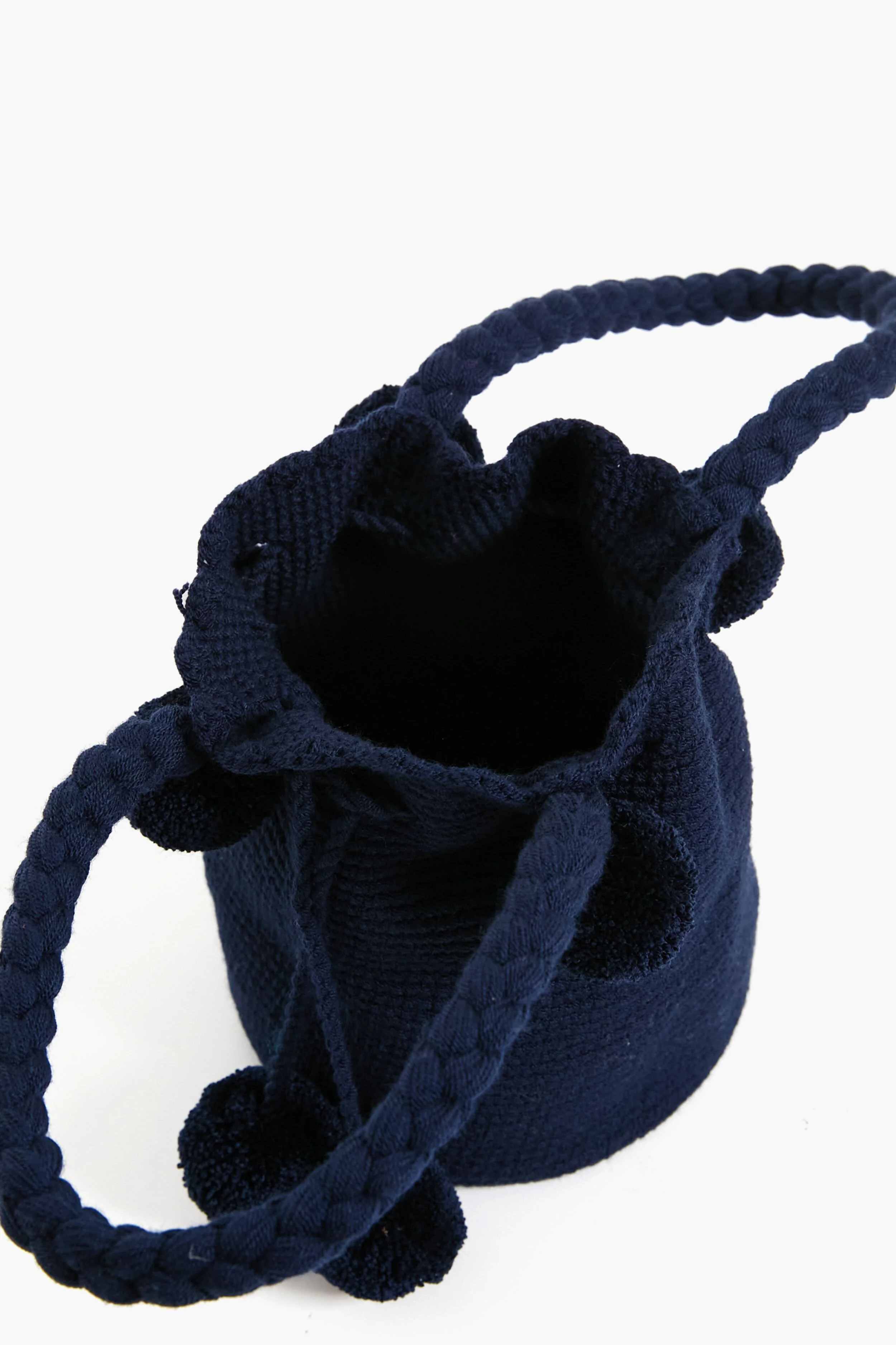 Navy Mini Tassel Bag - Image 5