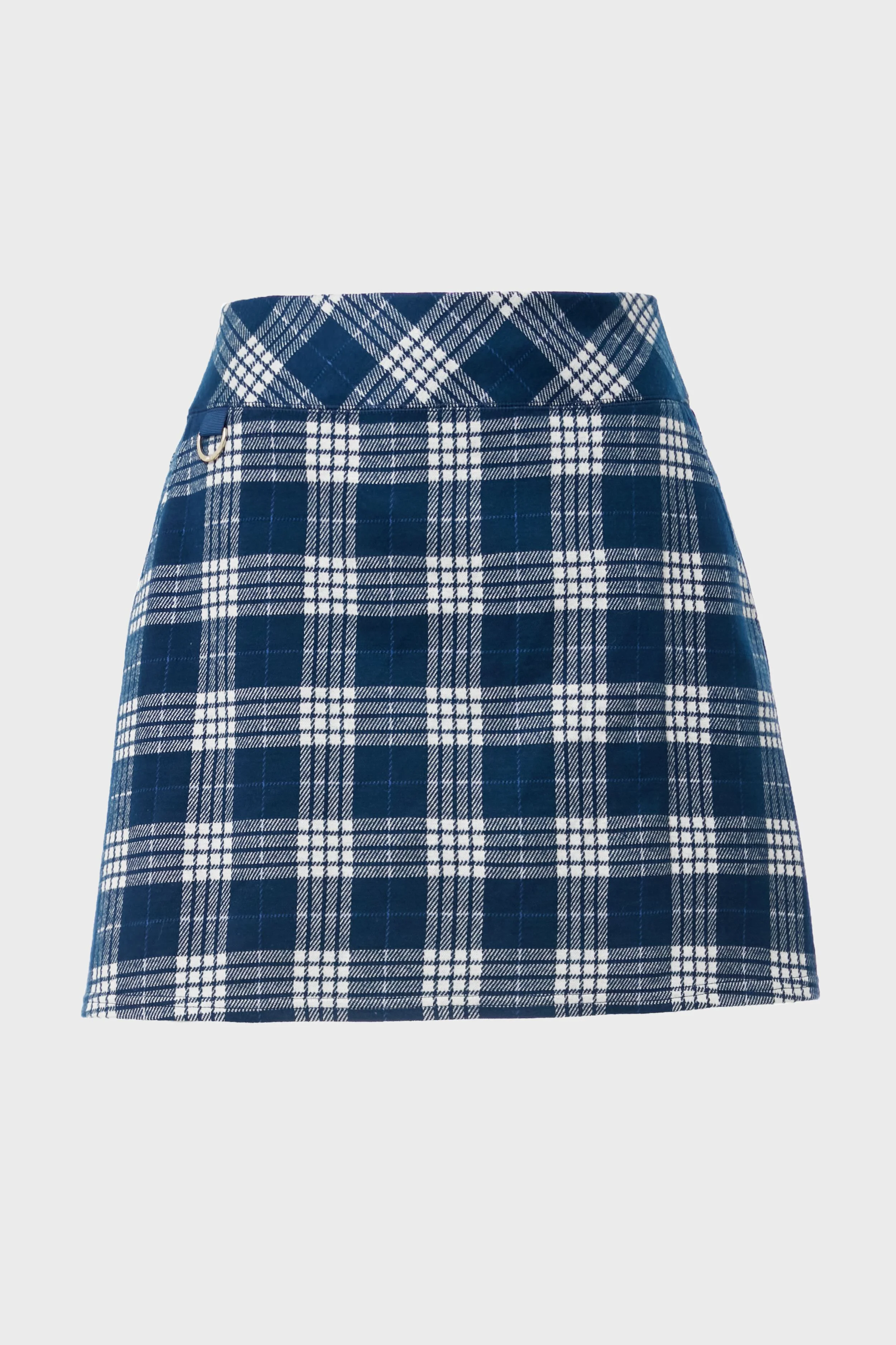 Navy Plaid 17 Inch Helen Golf Skirt - Image 9
