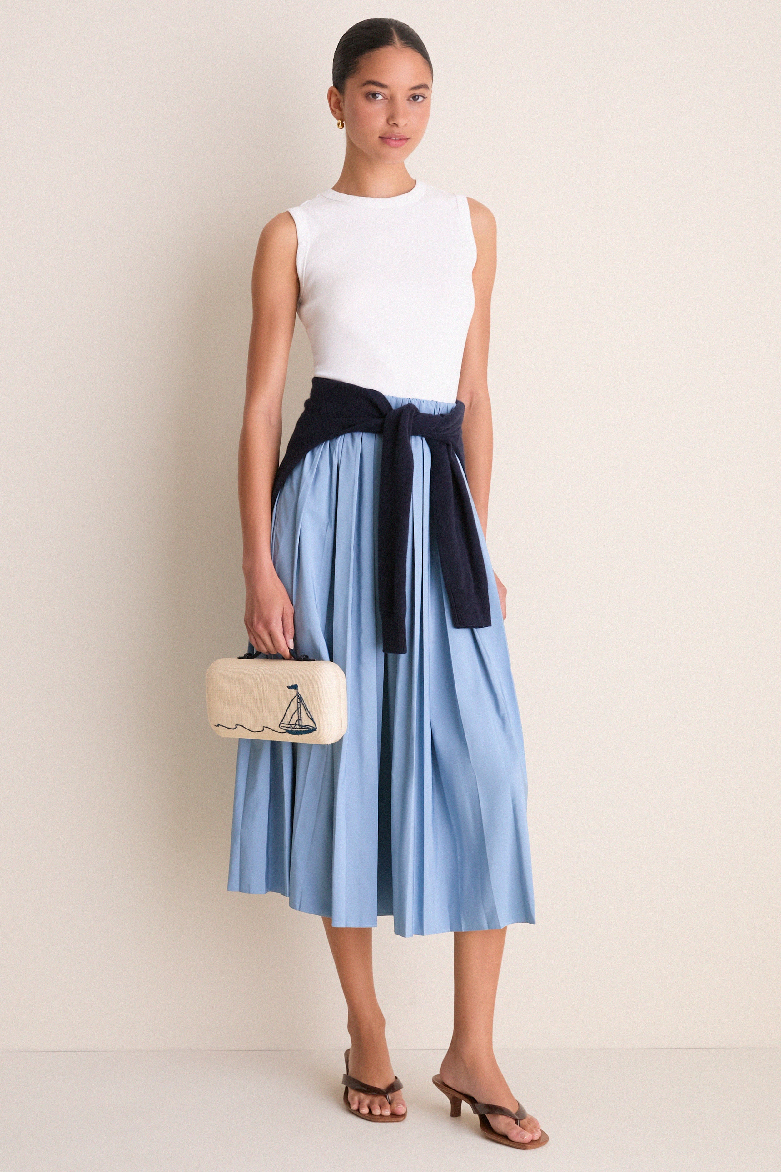 Navy Sail Clutch - Image 4