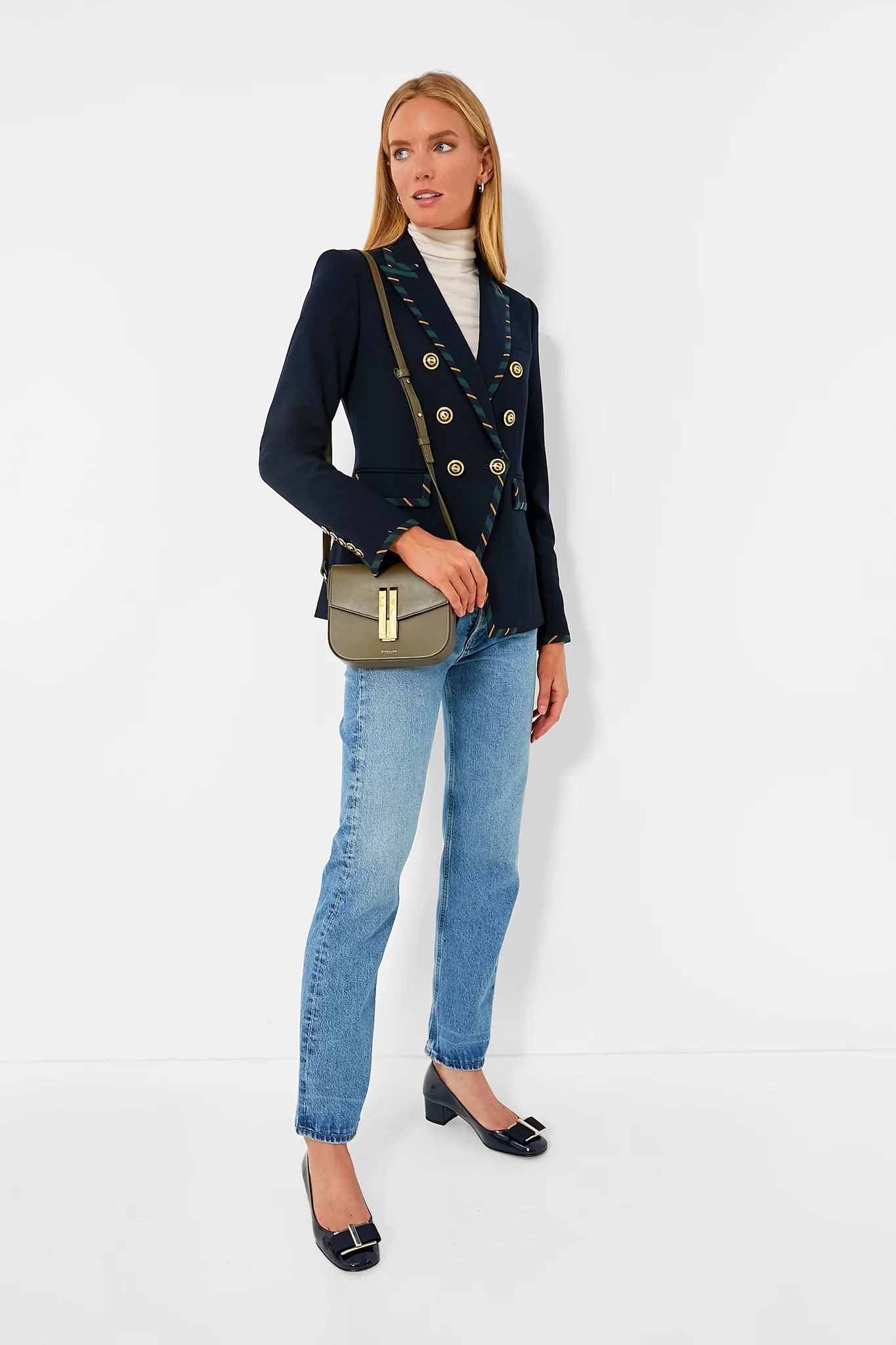 Navy Stripe Miller Dickey Jacket - Image 6