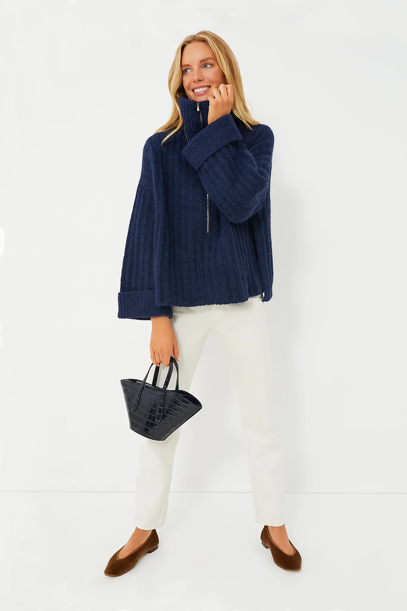 Navy Uma Poncho - Image 2