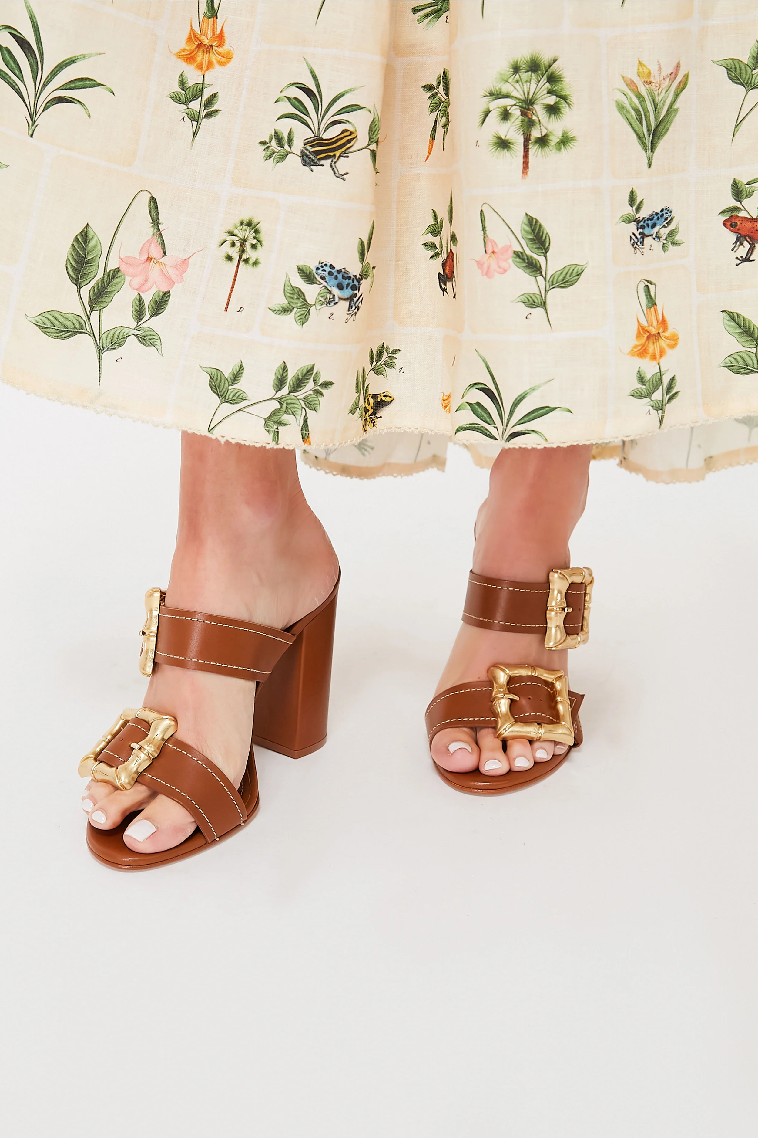 New Wood Atanado Soft Heeled Enola Sandal - Image 2