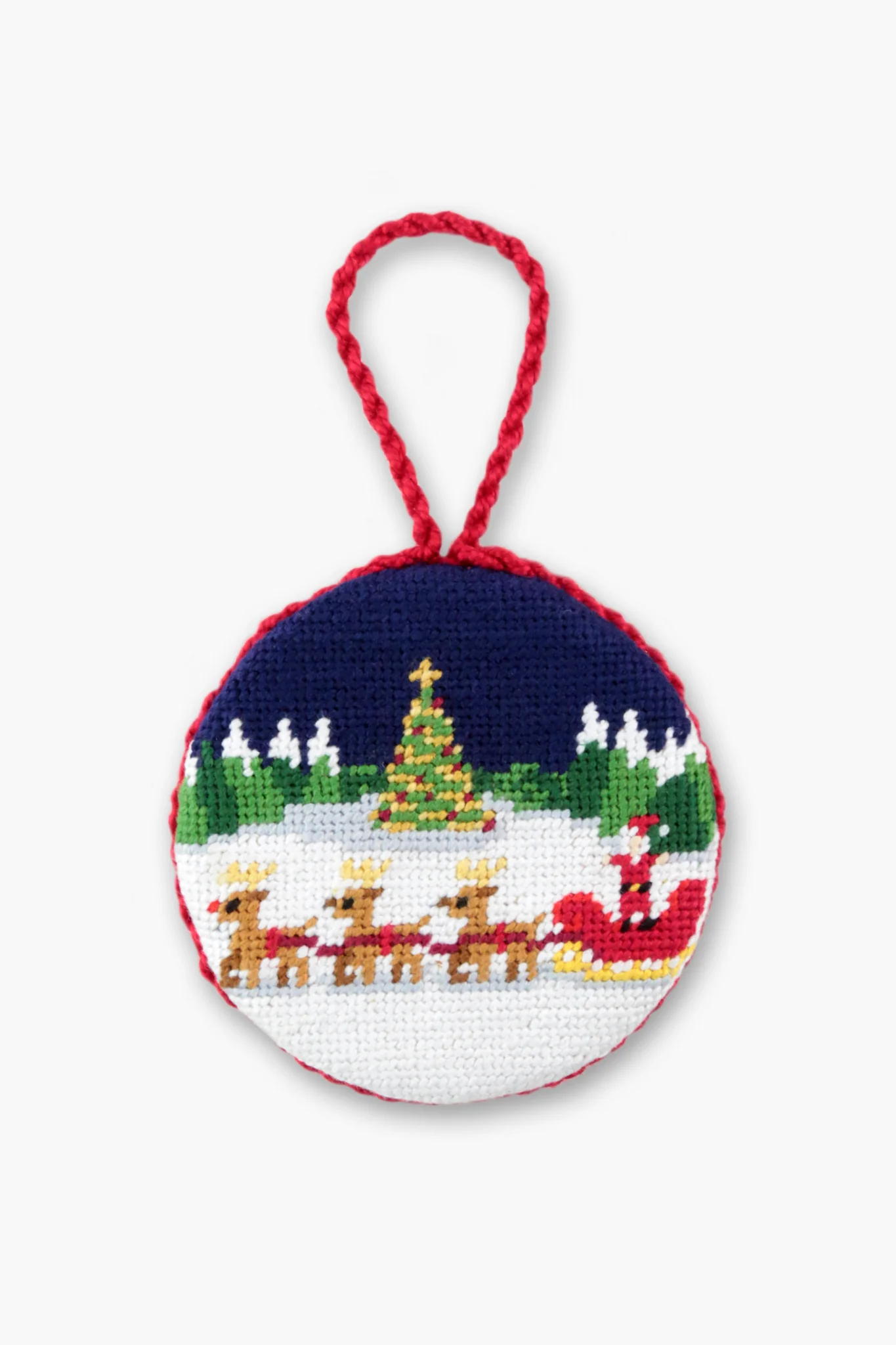 North Pole Needlepoint Ornament - Image 2