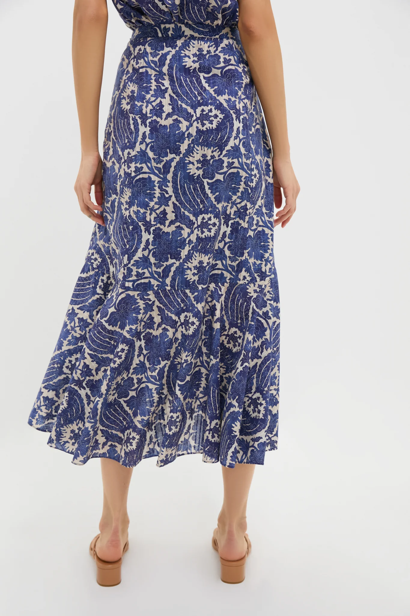 Ocean Sabina Faux Wrap Skirt - Image 4