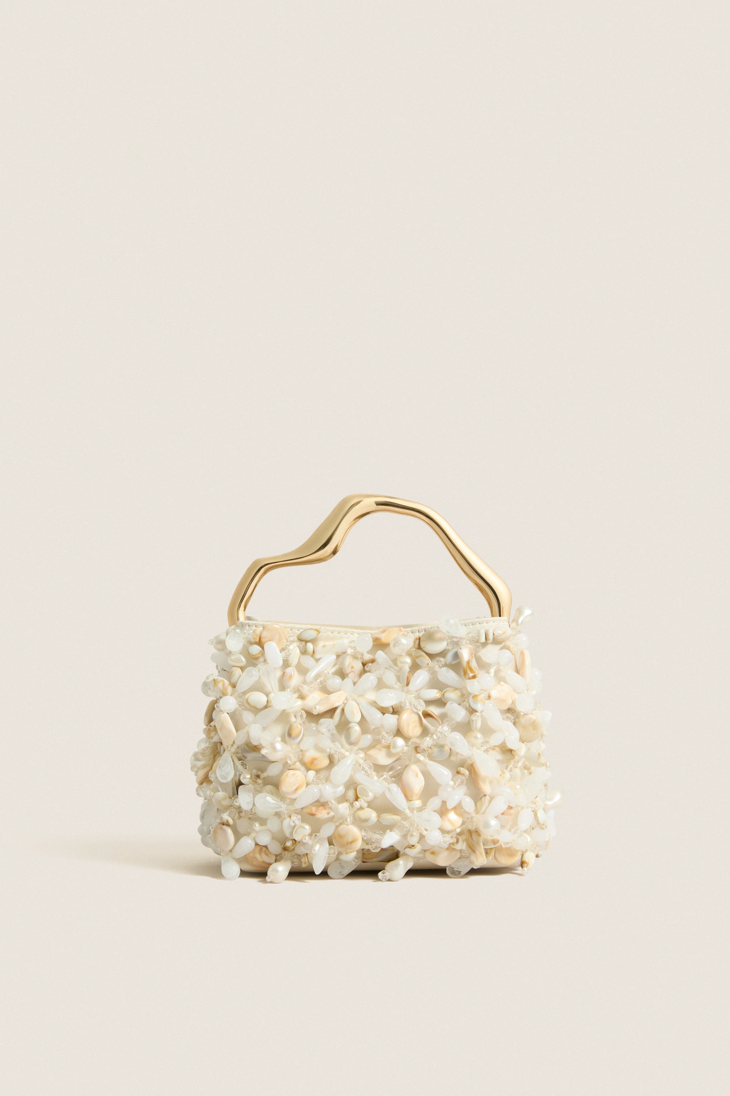 Off White Multi Solene Mini Top Handle