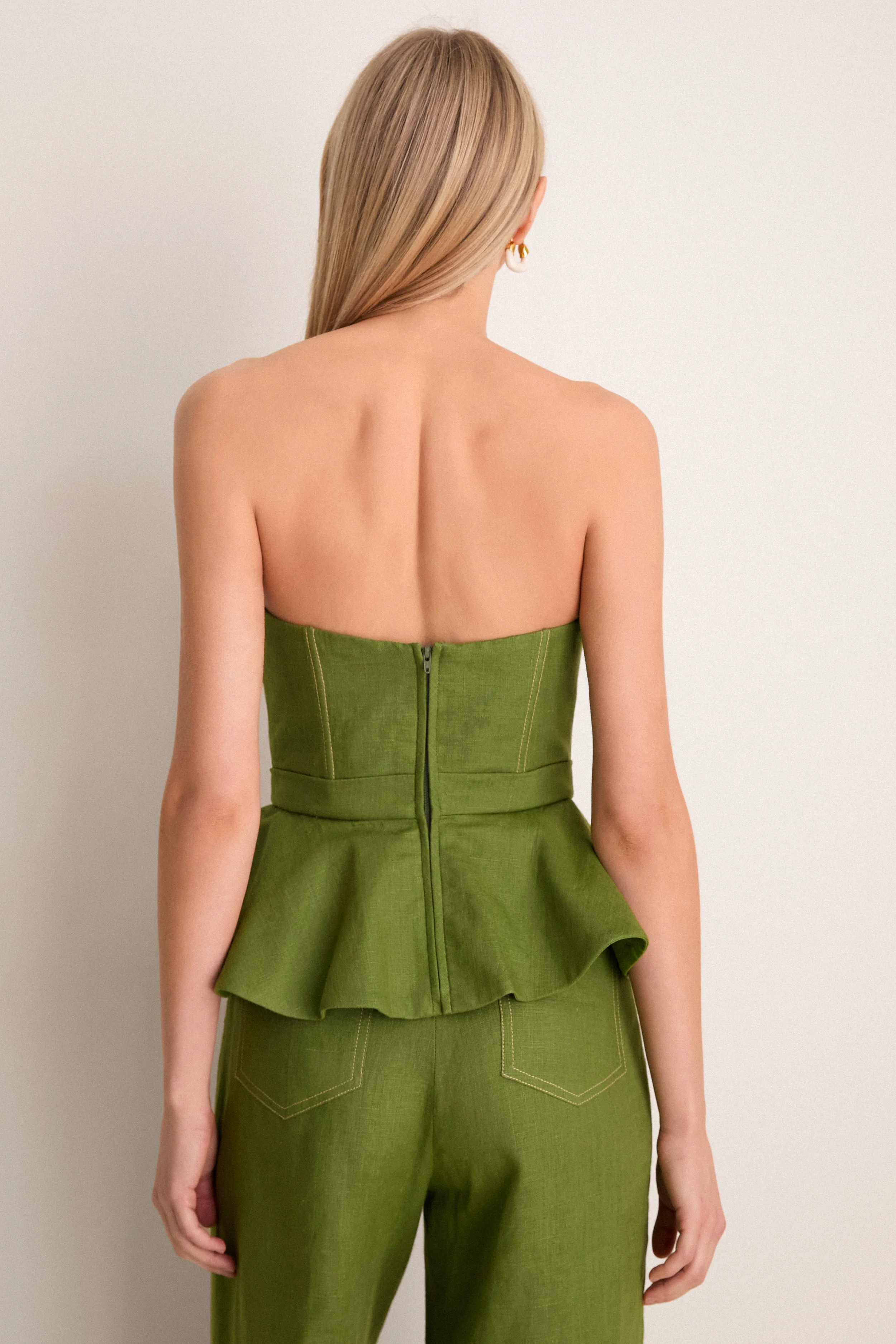 Olive Green Oliva Profundo Top - Image 4