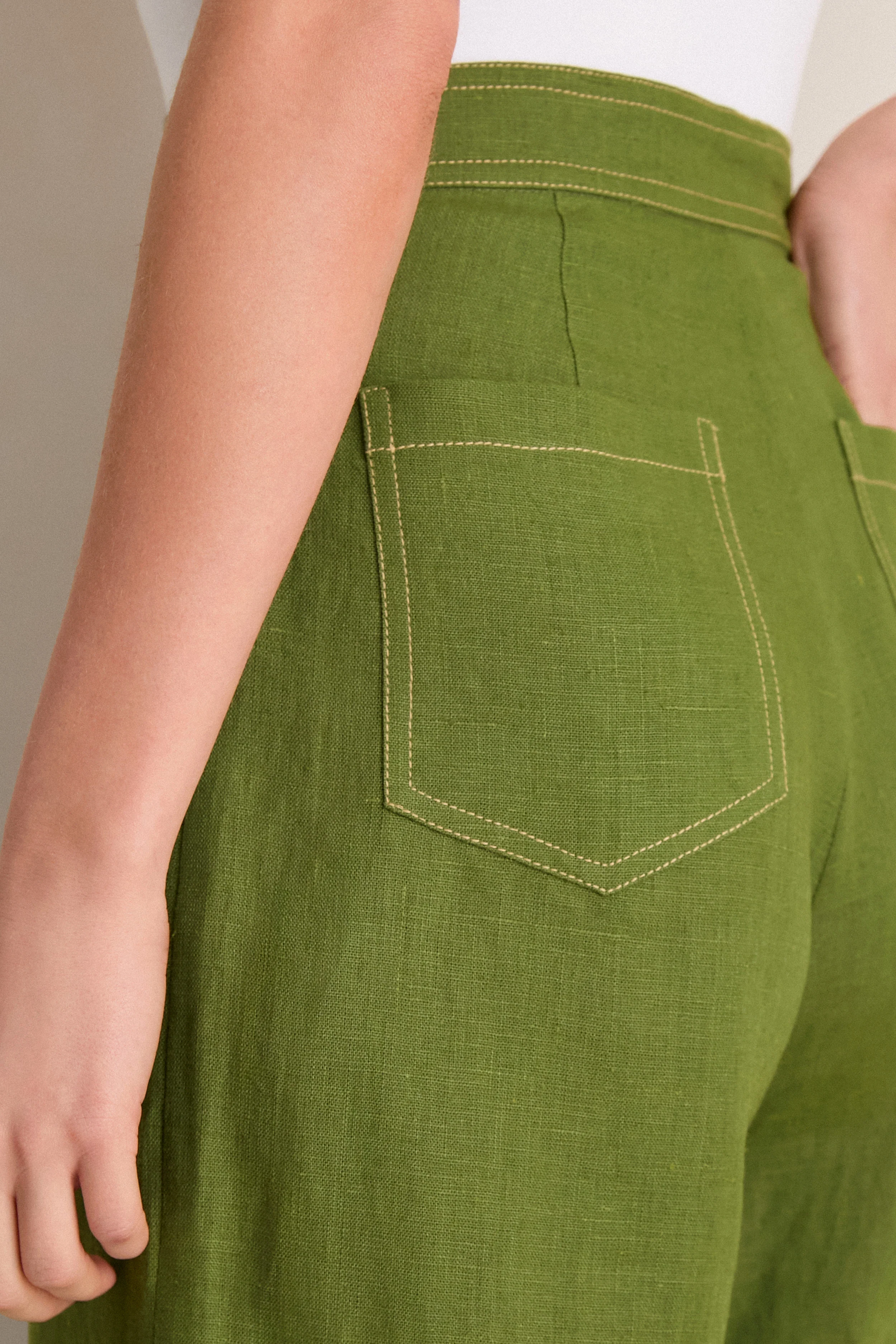 Olive Green Vivir Pants - Image 5