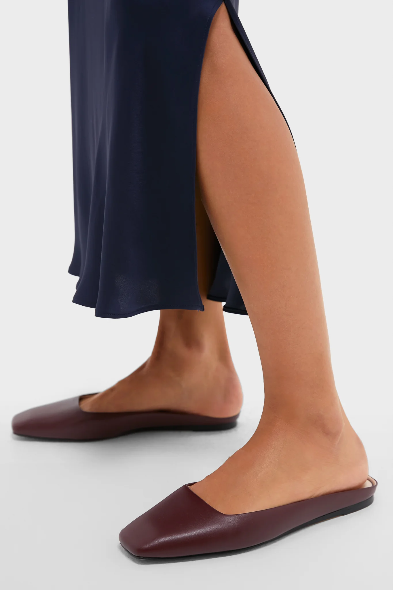 Oxblood Leather Nilli Flats - Image 5