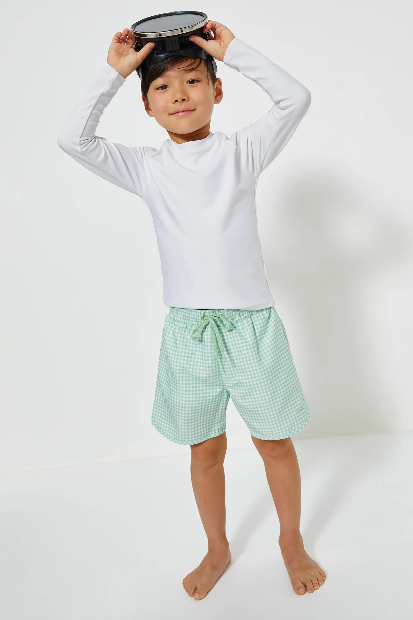 Palm Gingham Boardie