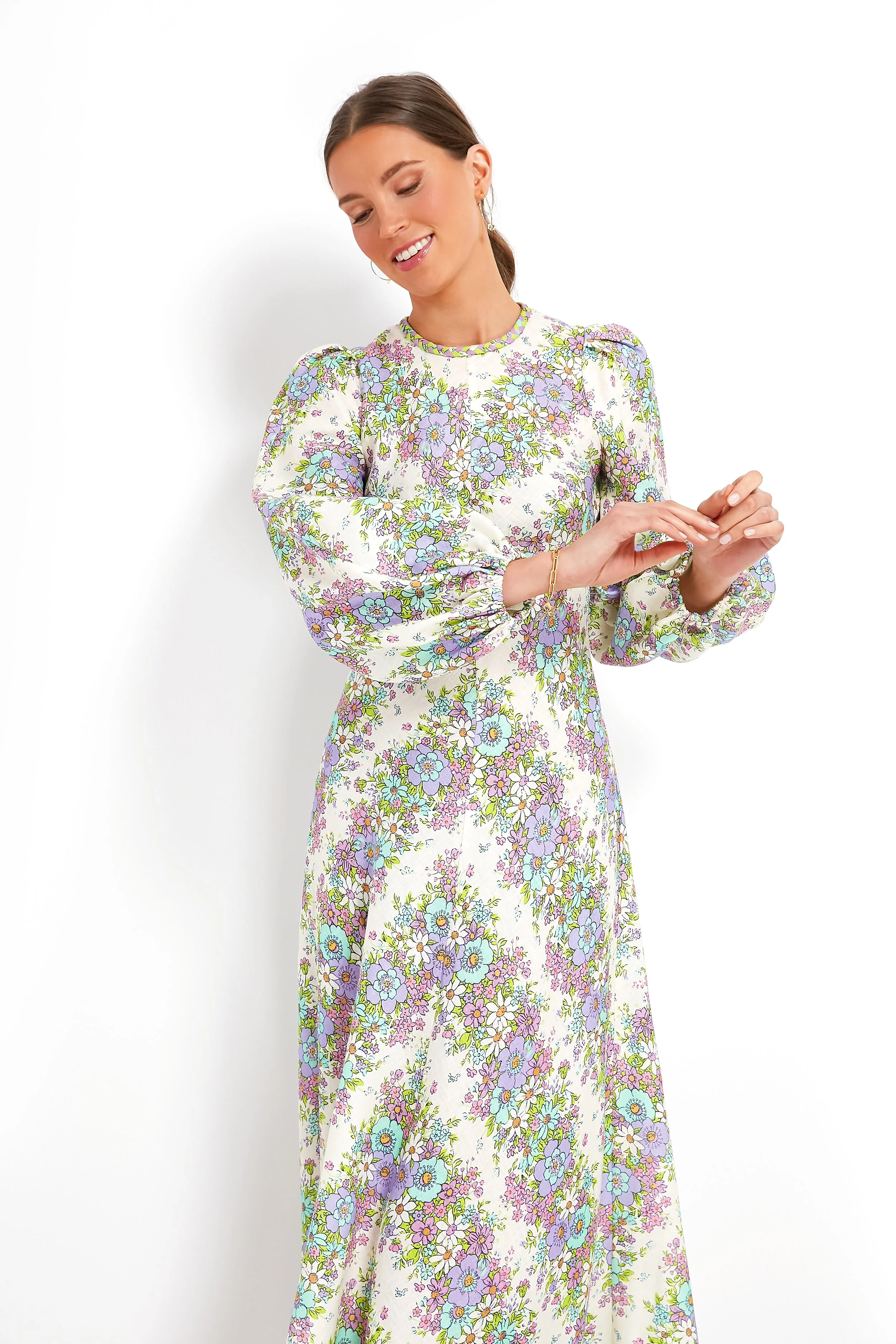 Petal Agnes Midi Dress - Image 2