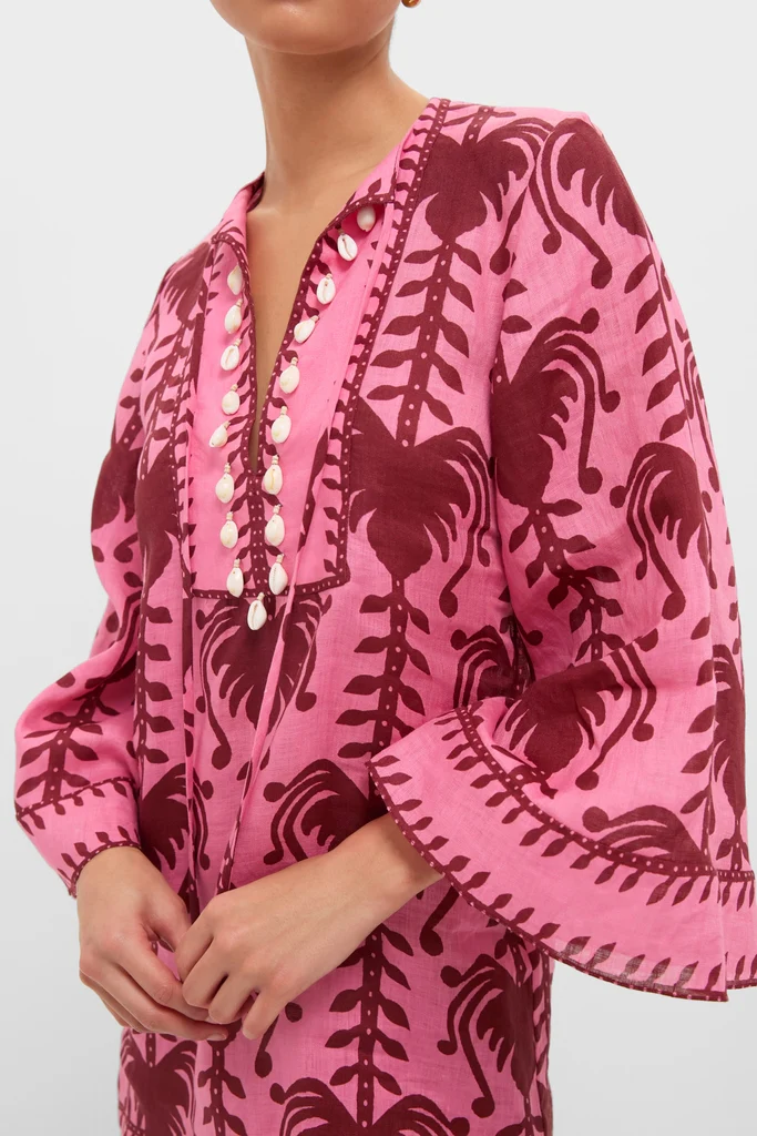 Pink and Cherry Wild Savannah Tunic Dress - Image 5