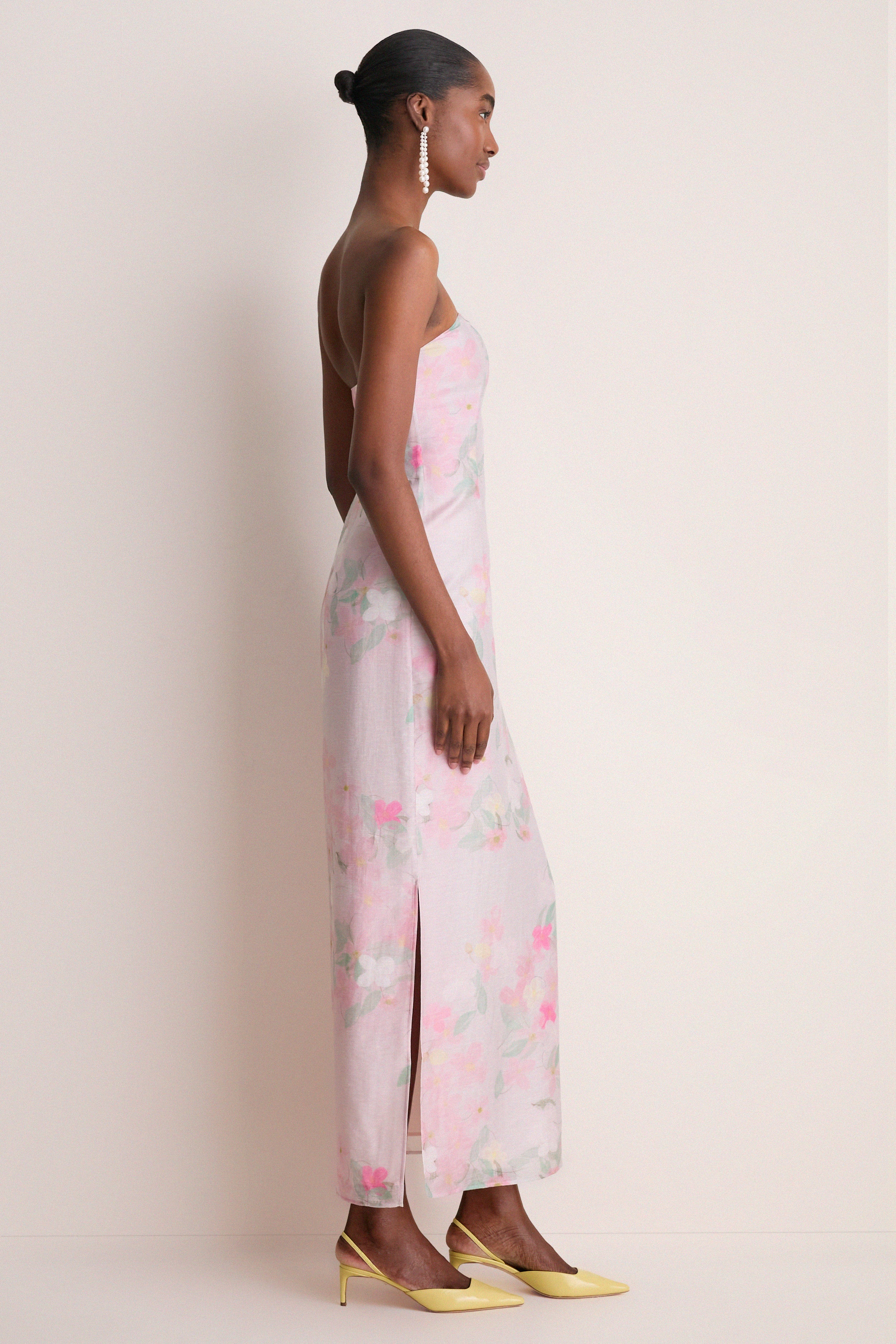 Pink Clematis Montana Elora Dress - Image 3