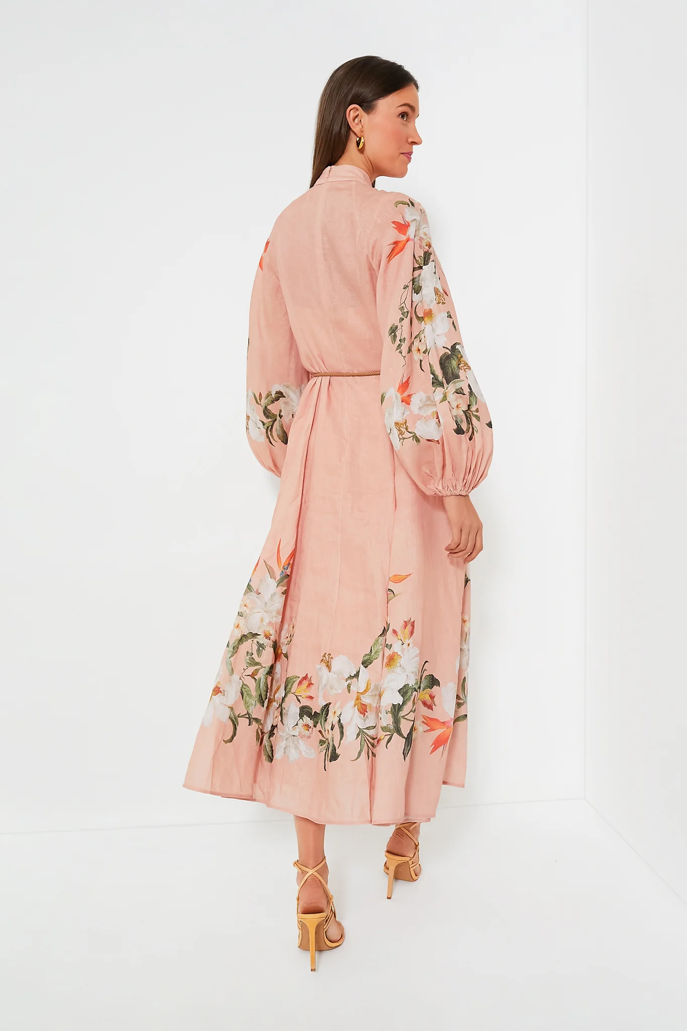 Pink Palm Lexi Billow Long Dress - Image 4