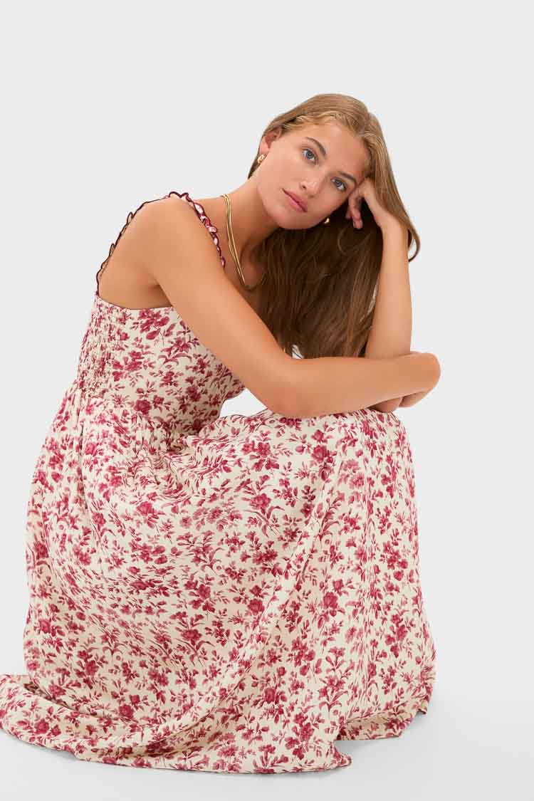 Pomegranate Bloom Rolia Dress - Image 6
