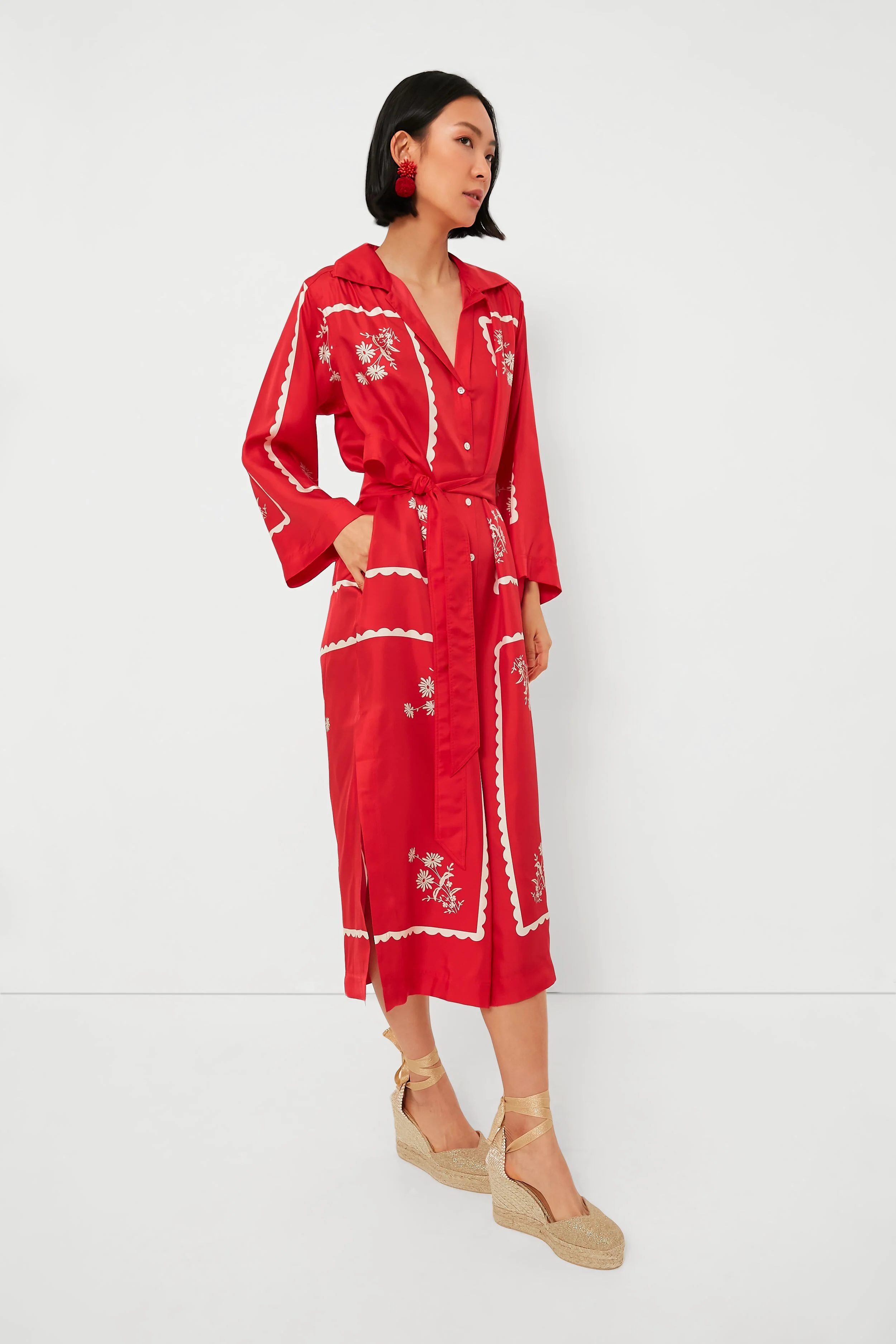 Poppy Daisy Print Dress - Image 3