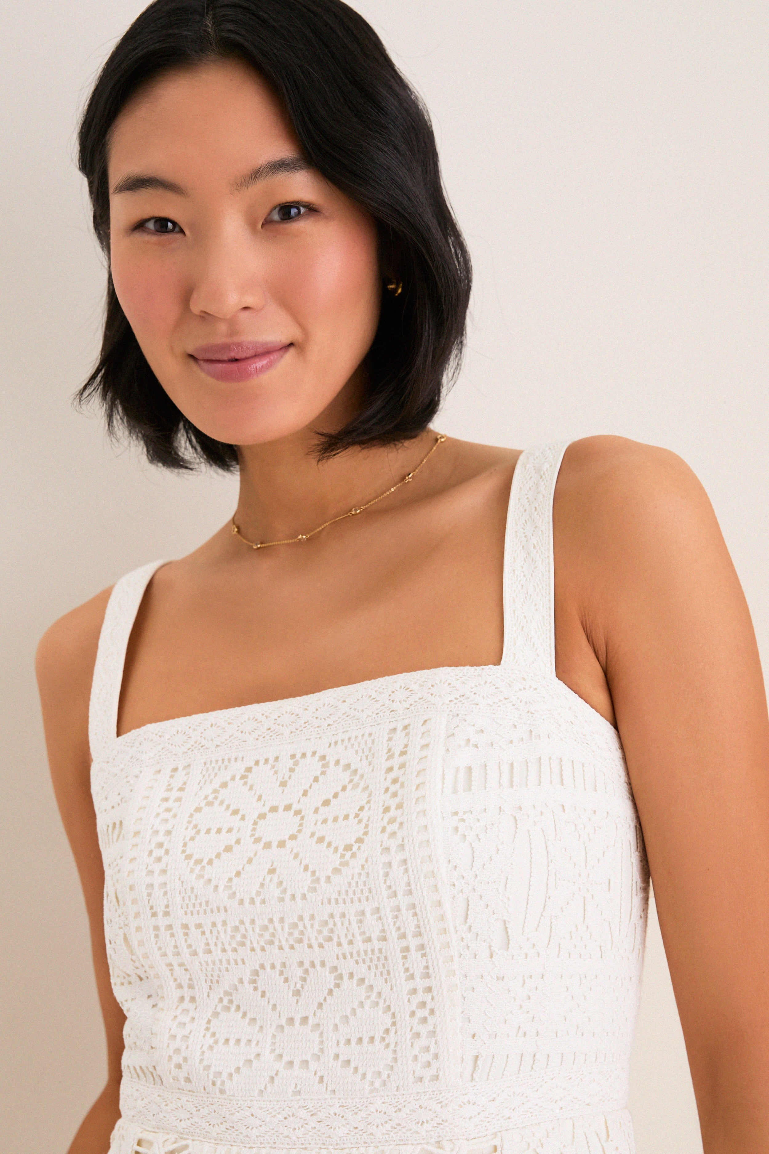 Porcelain Lace Perrine Dress - Image 5
