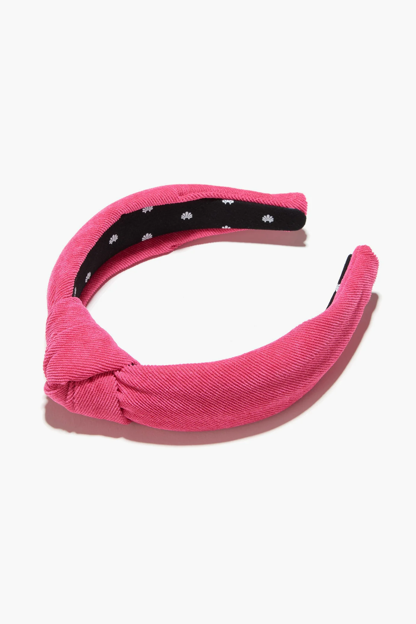 Princess Pink Ribbed Cotton Knotted Headband