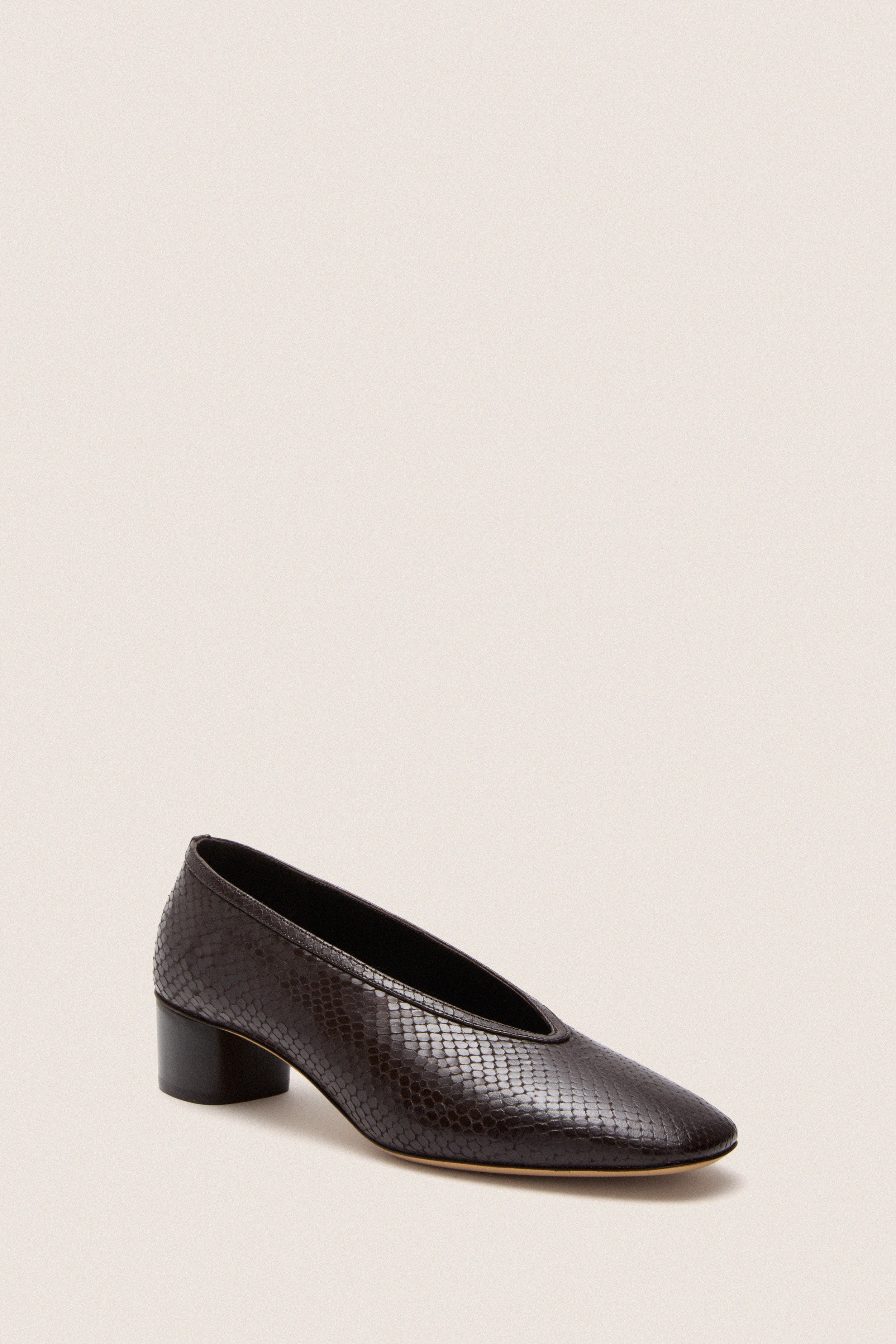 Printed Python Luna Pumps