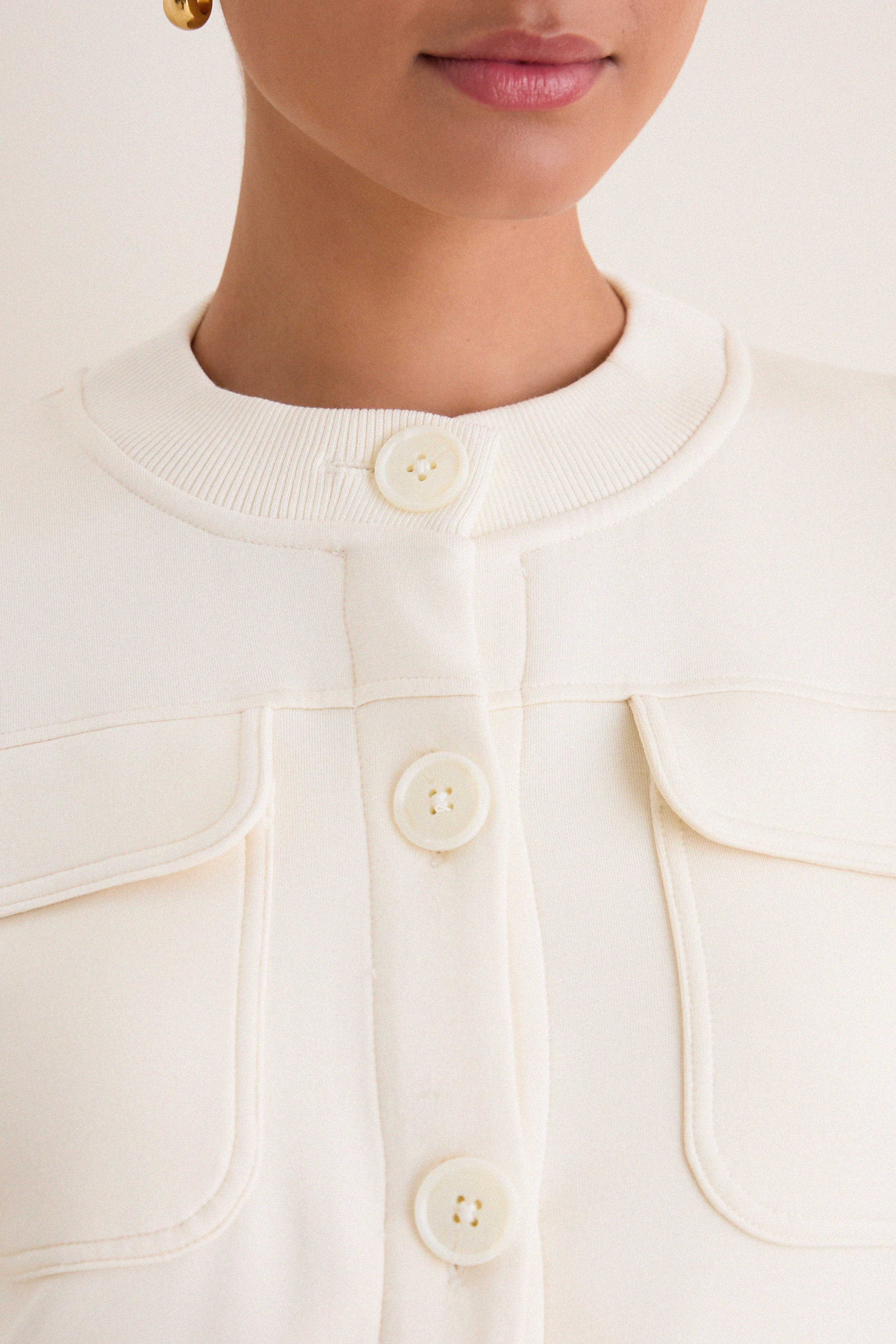 Pristine Hartwell Button Through Sweat - Image 5
