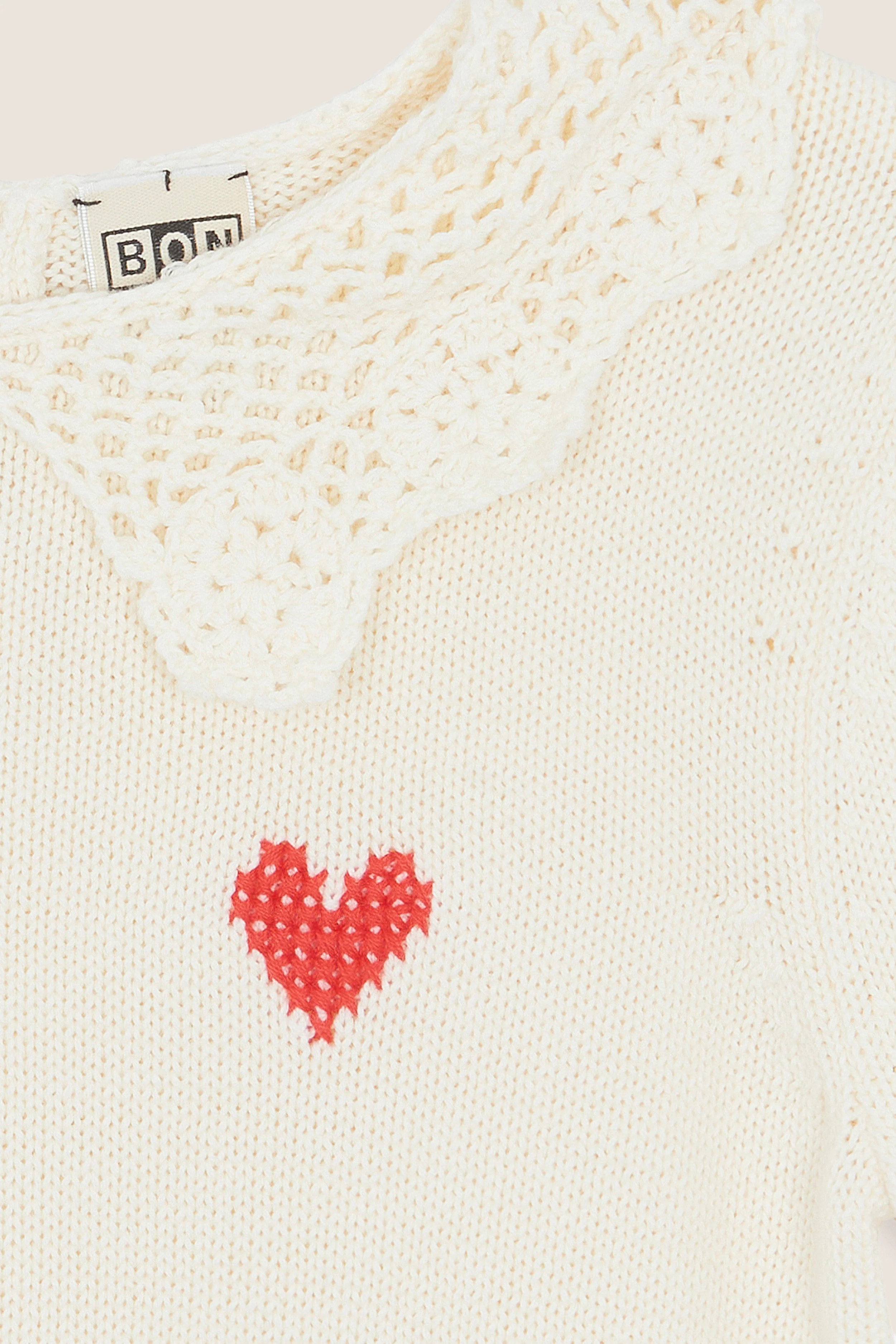 White Niko Sweater Top - Image 8