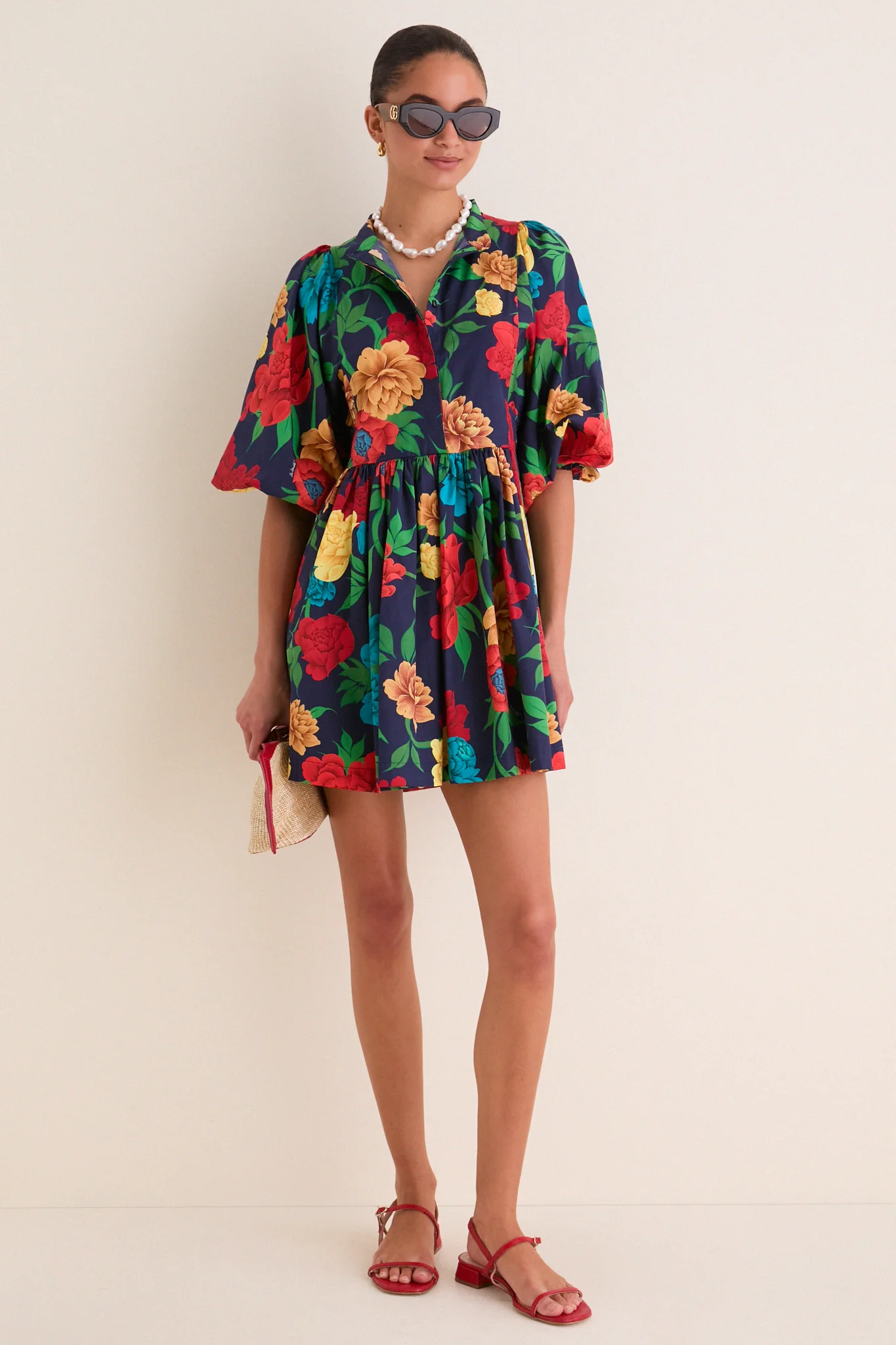 Queen Peony Mini Portofino Dress - Image 2