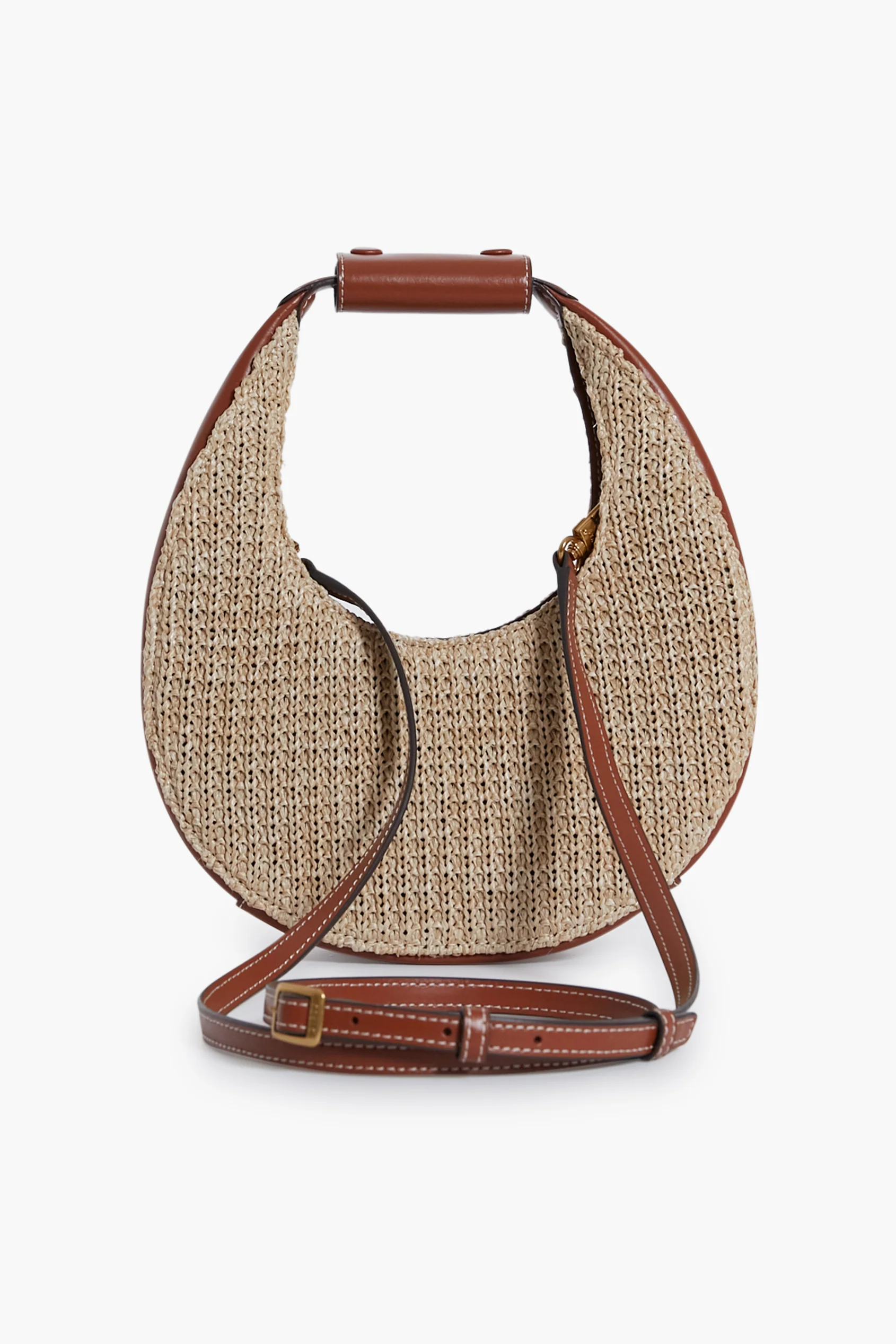 Raffia Mini Moon Bag - Image 4