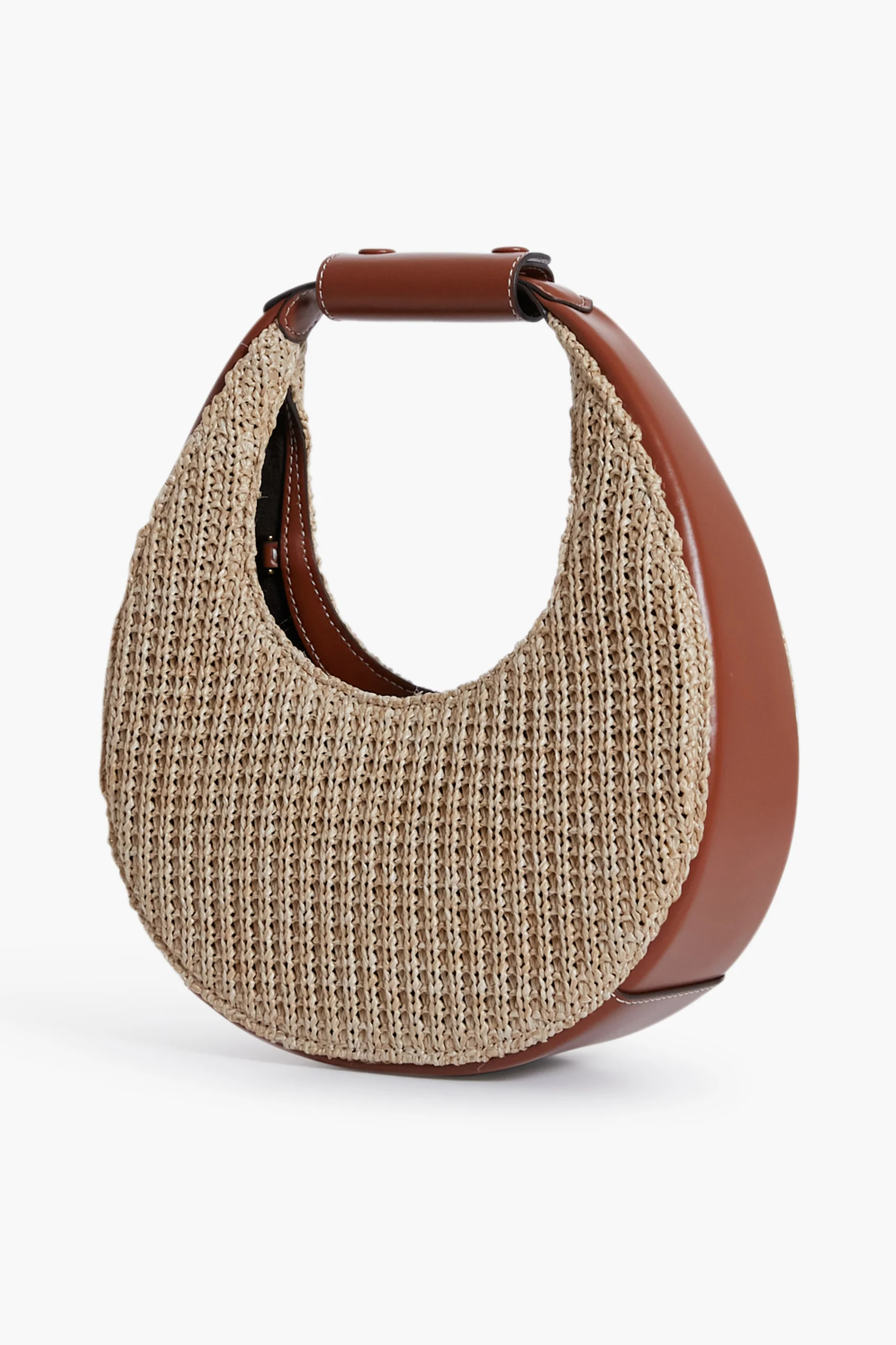 Raffia Mini Moon Bag - Image 5